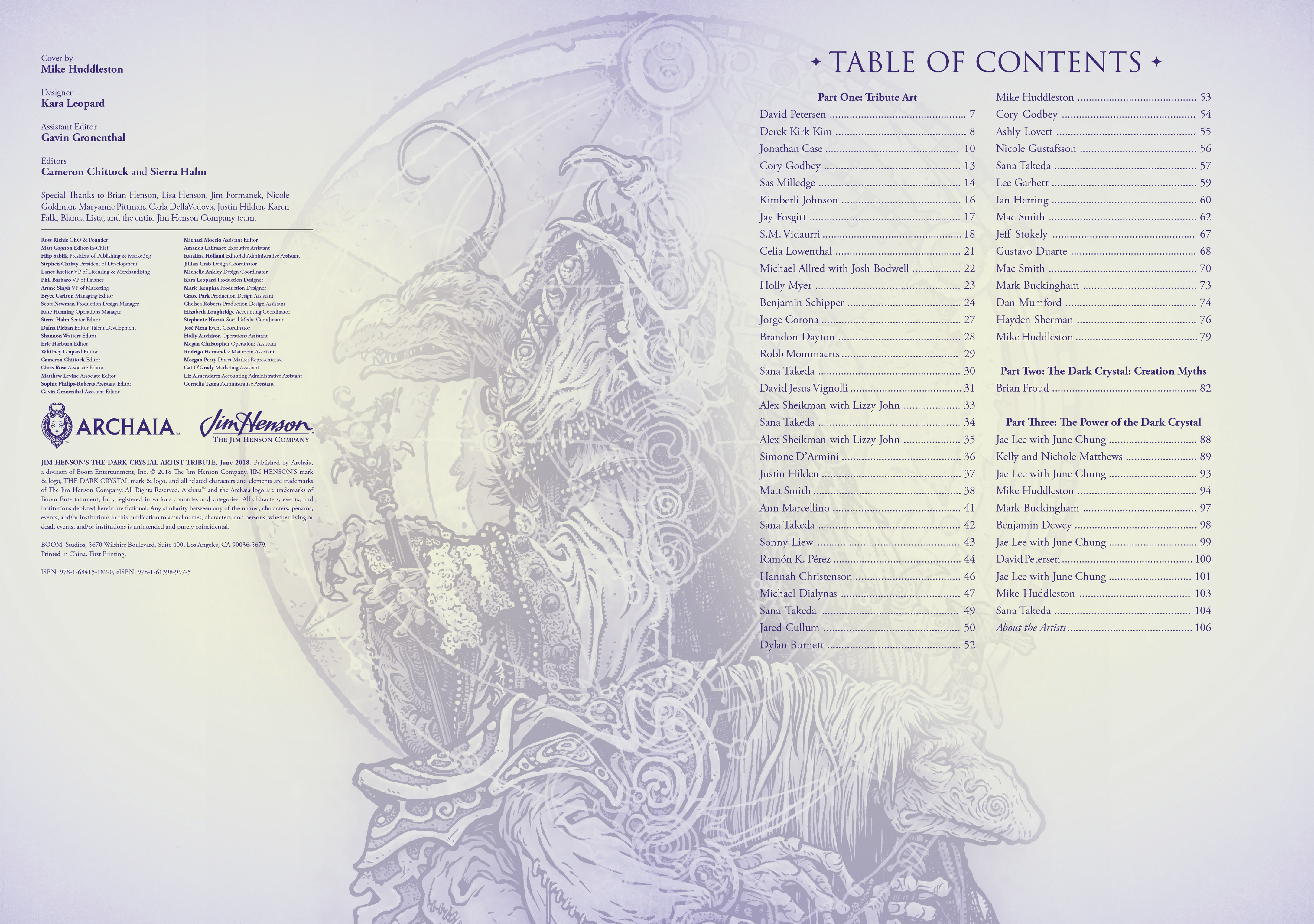 Read online Jim Henson's The Dark Crystal Artist Tribute comic -  Issue # TPB - 5