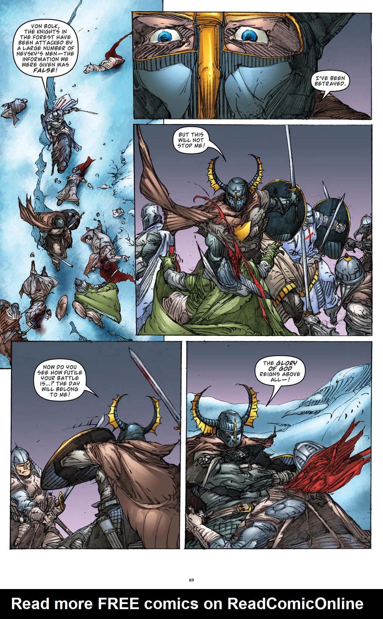 Read online Nevsky: A Hero of the People comic -  Issue # TPB - 89