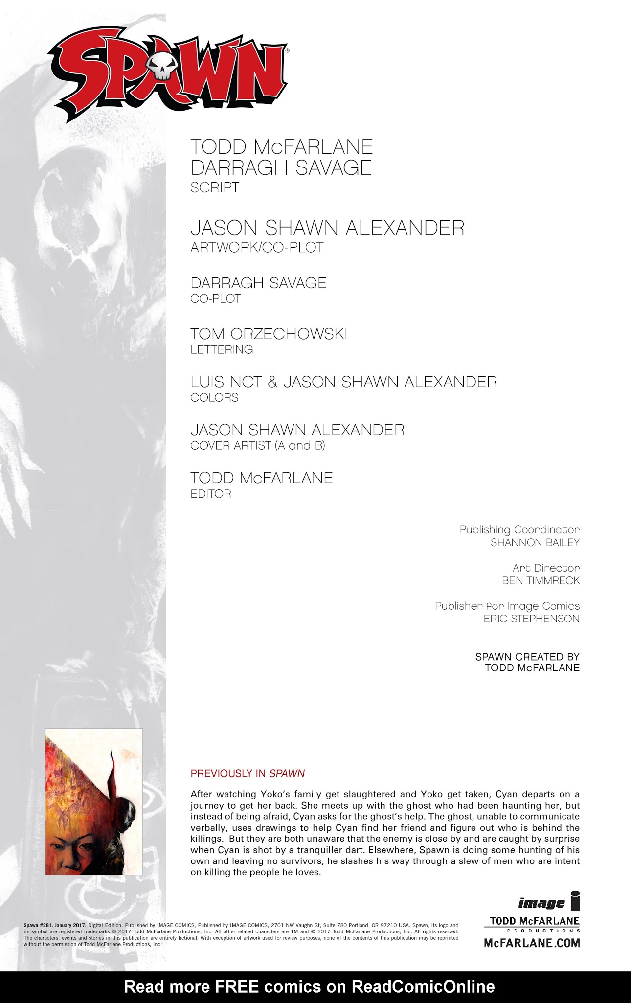 Read online Spawn comic -  Issue #281 - 2