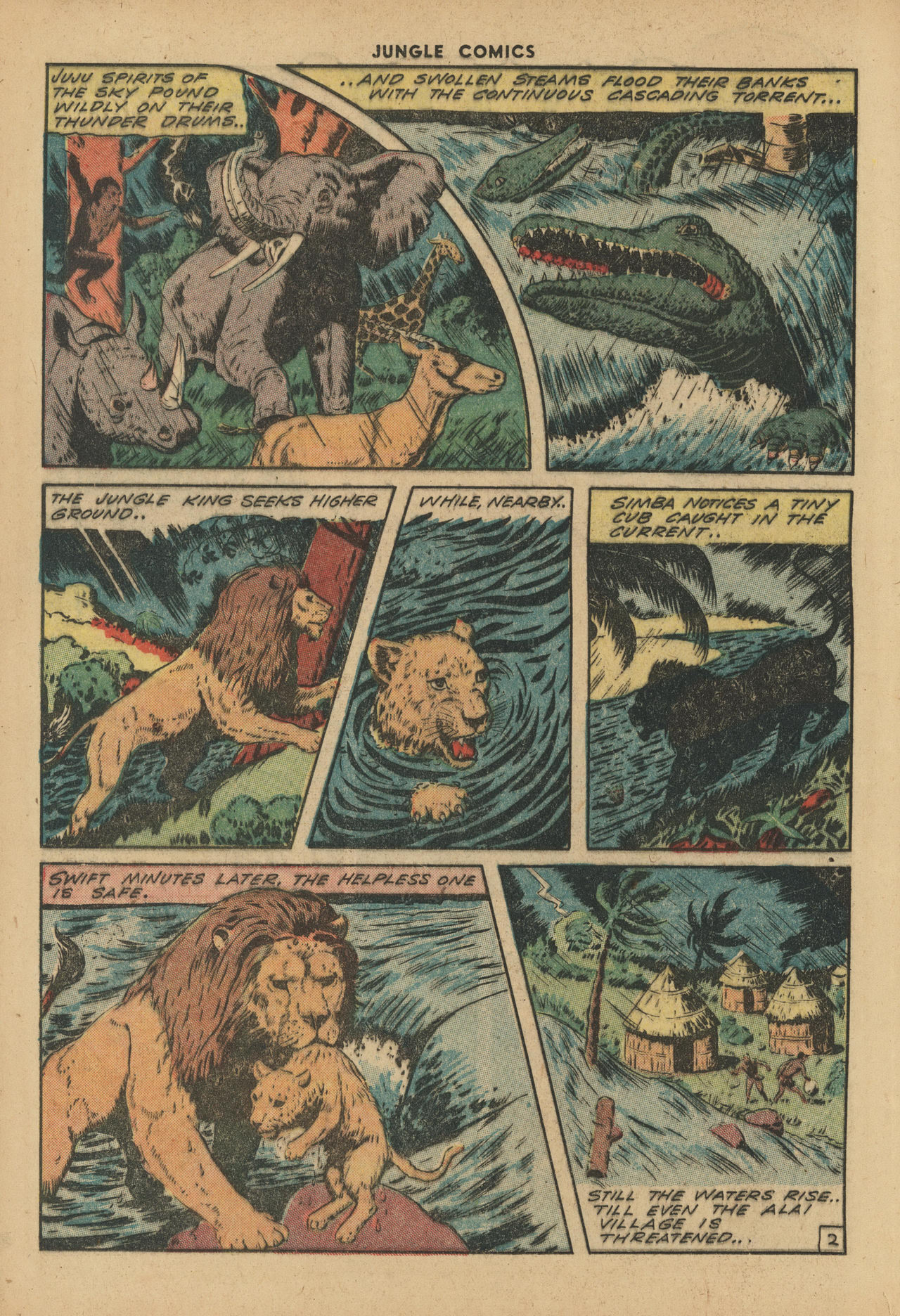 Read online Jungle Comics comic -  Issue #54 - 16