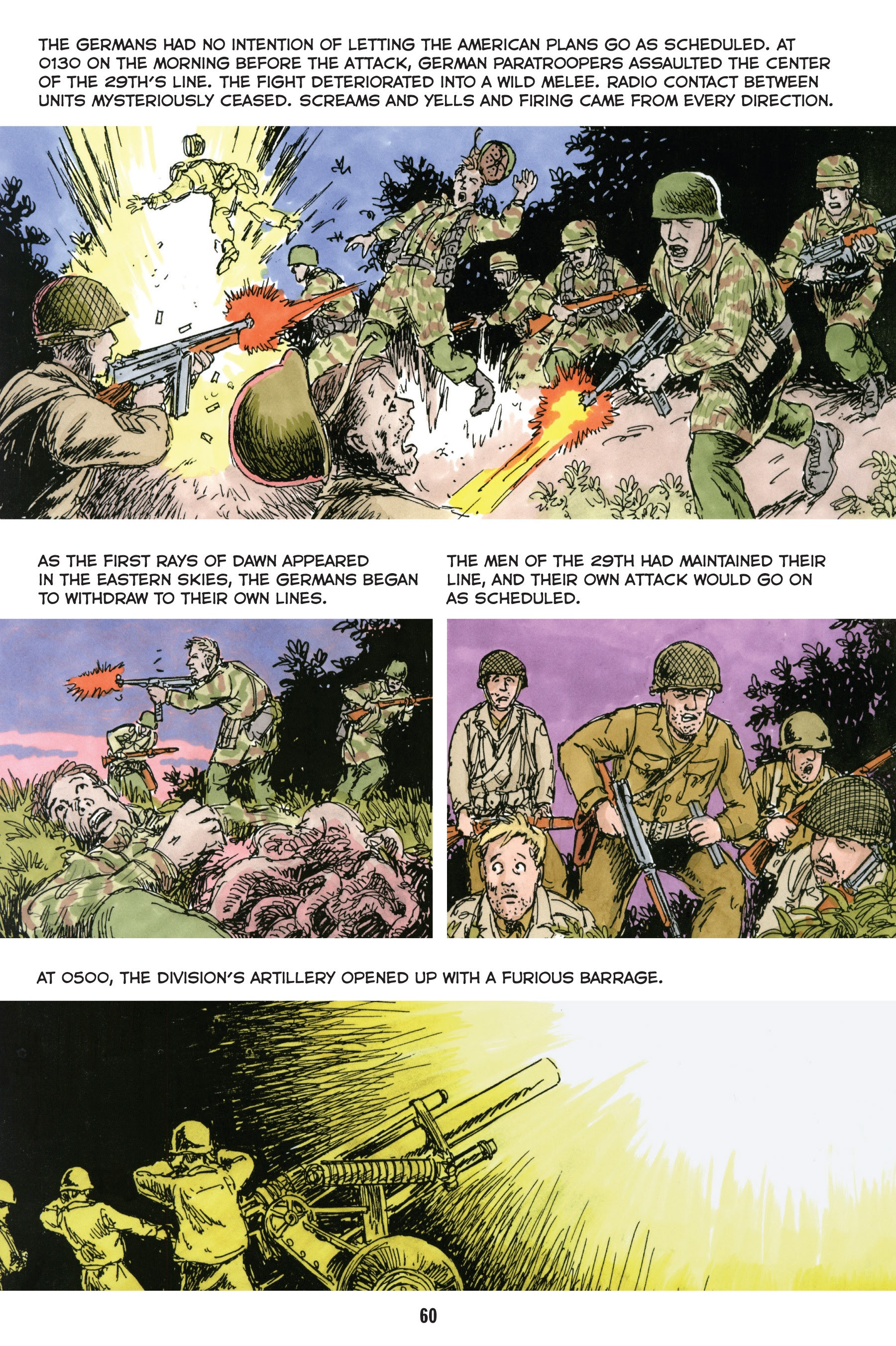 Read online Normandy: A Graphic History of D-Day, the Allied Invasion of Hitler's Fortress Europe comic -  Issue # TPB - 61
