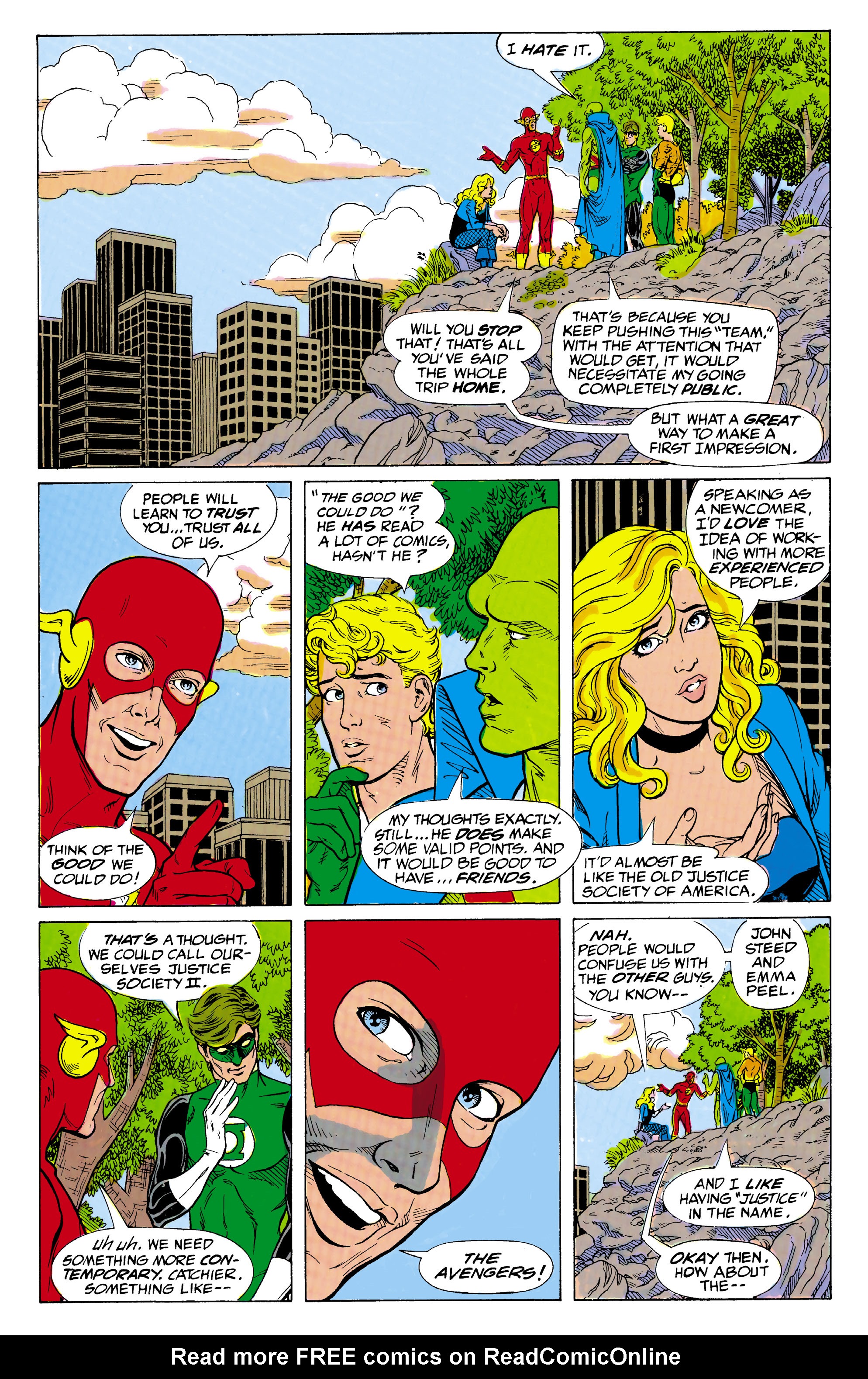 Read online Secret Origins (1986) comic -  Issue #32 - 38
