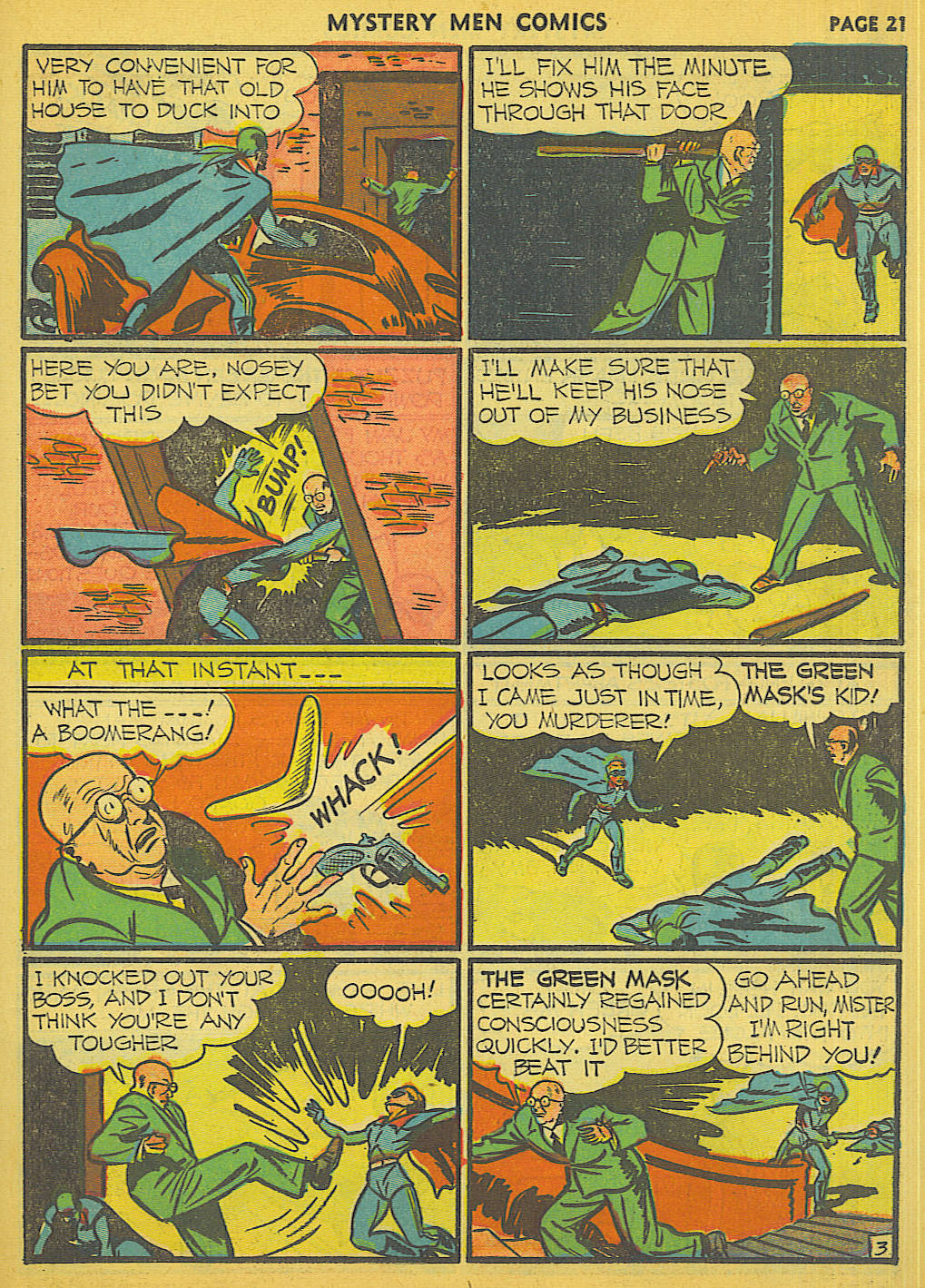 Read online Mystery Men Comics comic -  Issue #23 - 23