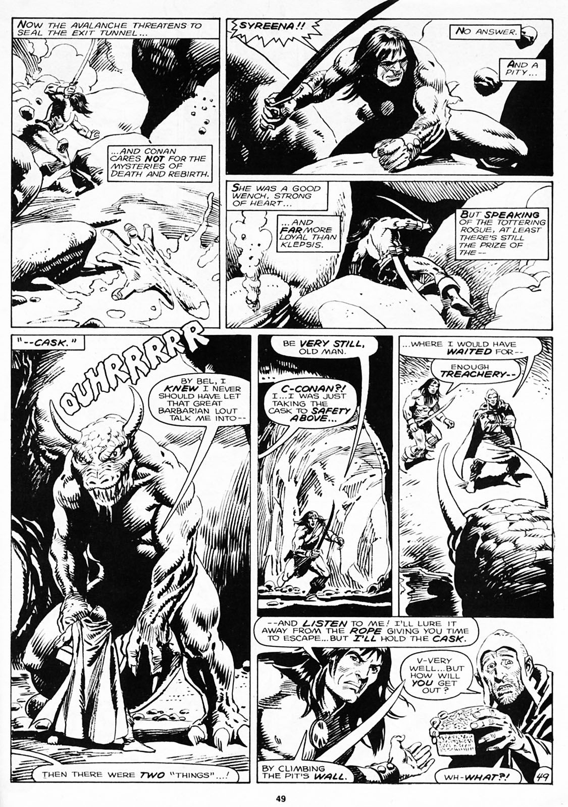 Read online The Savage Sword Of Conan comic -  Issue #180 - 51