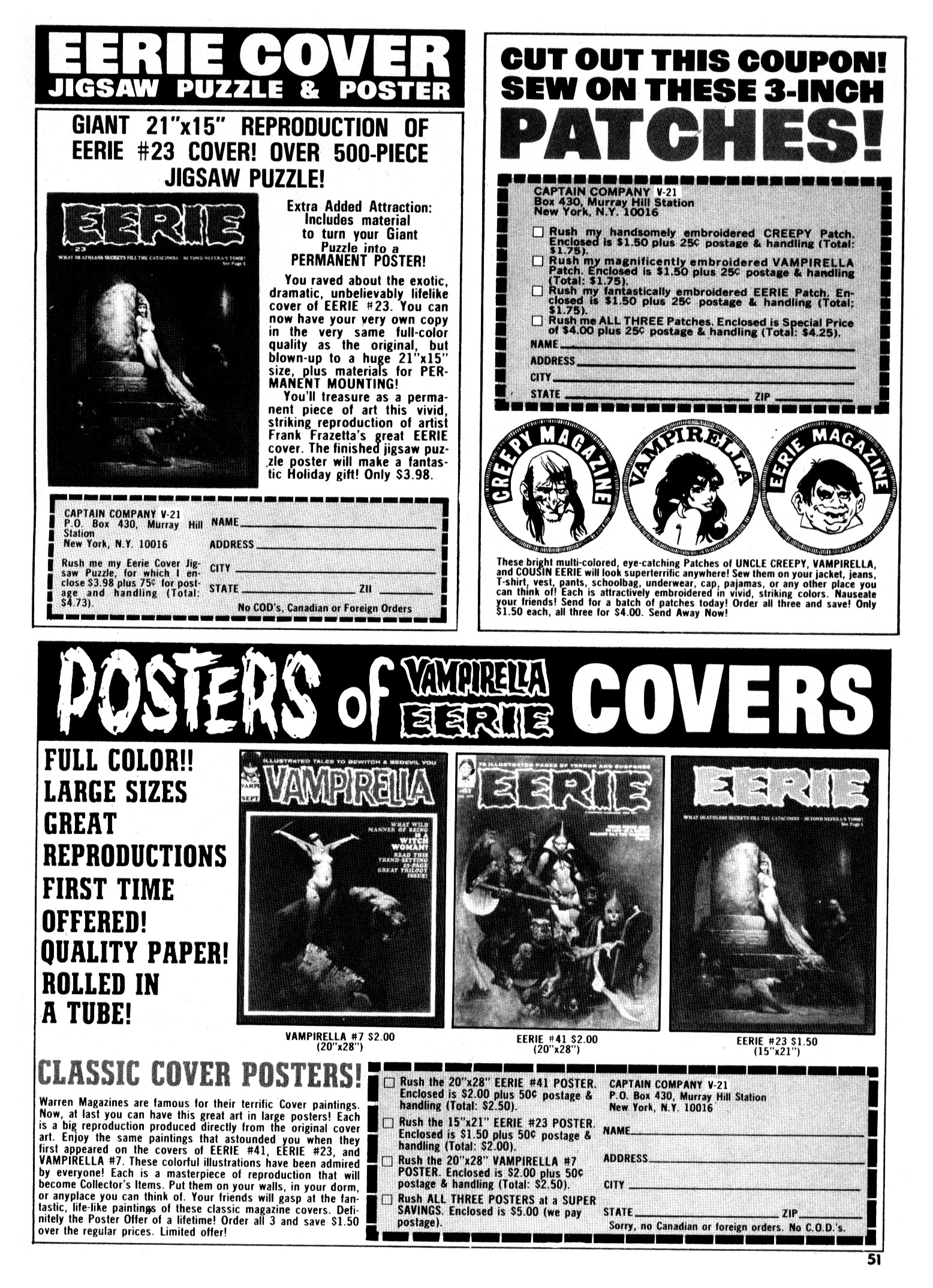 Read online Vampirella (1969) comic -  Issue #21 - 51
