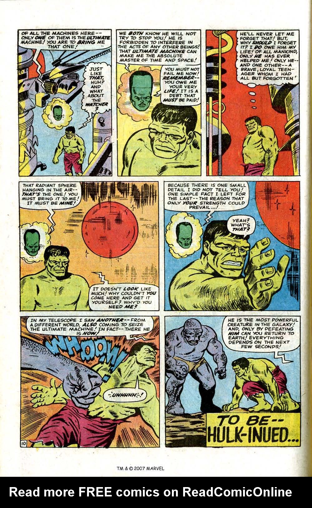 Read online The Incredible Hulk (1968) comic -  Issue # _Annual 1970 - 50
