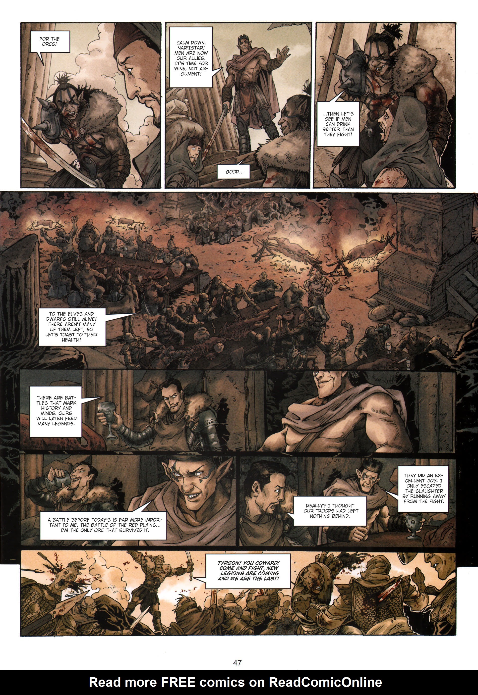 Read online The War of the Orcs comic -  Issue #1 - 47