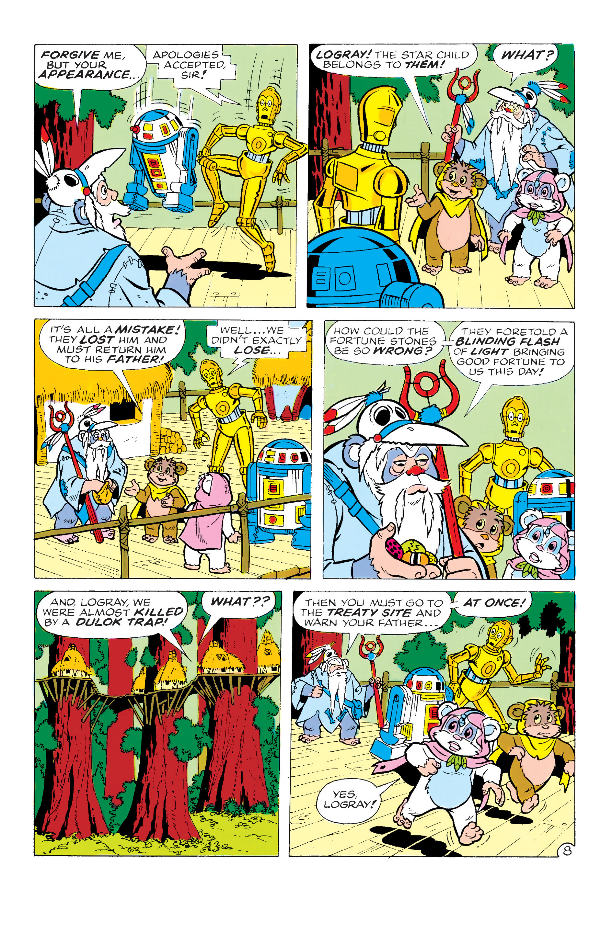 Read online Ewoks comic -  Issue #10 - 9