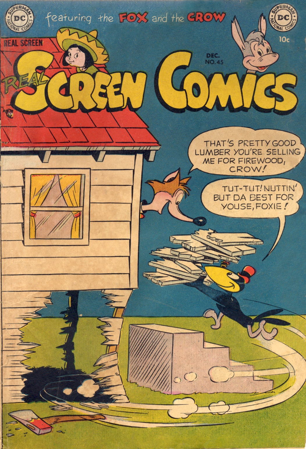 Read online Real Screen Comics comic -  Issue #45 - 1