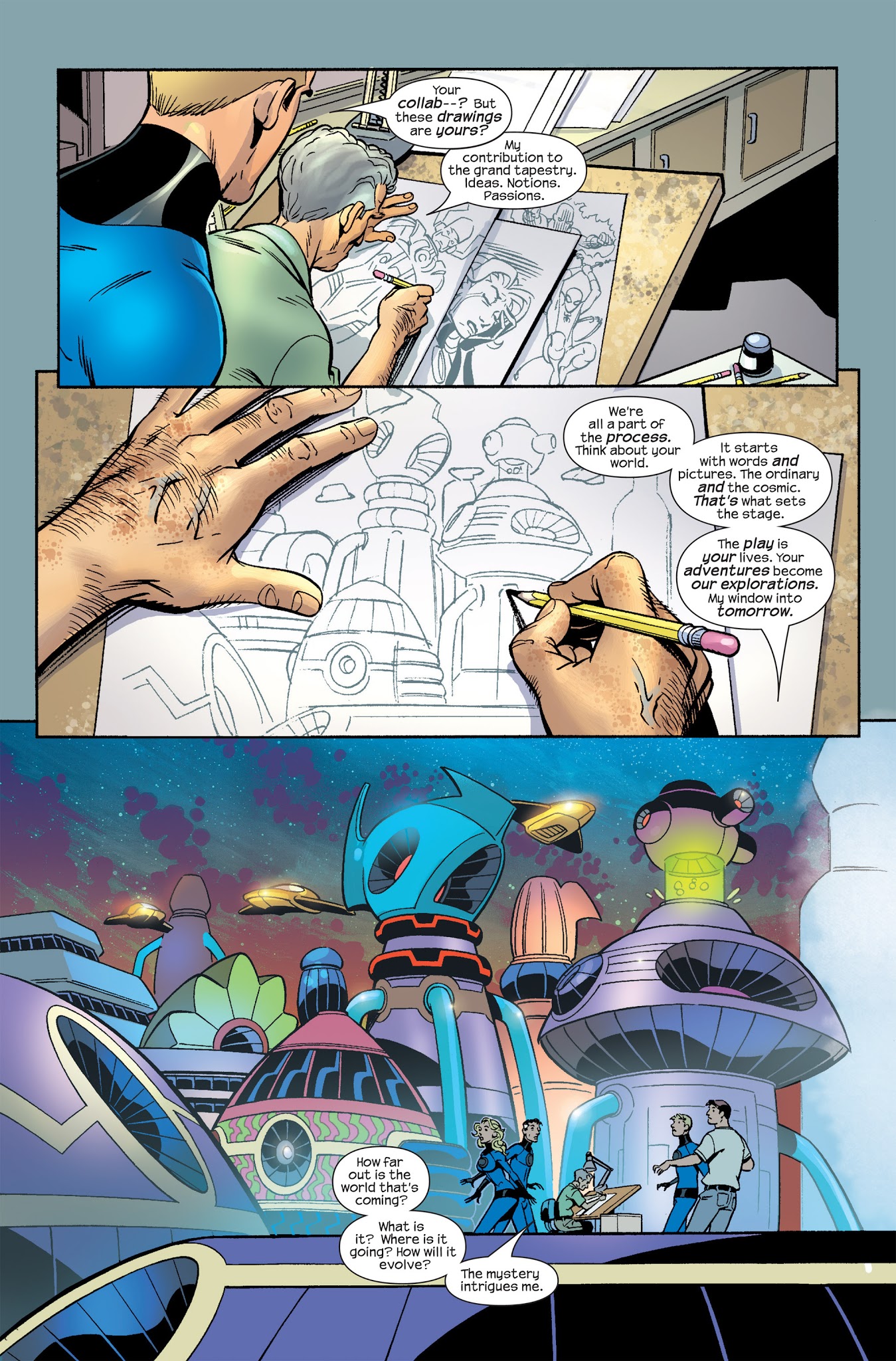 Read online Fantastic Four by Waid & Wieringo Ultimate Collection comic -  Issue # TPB 3 - 202