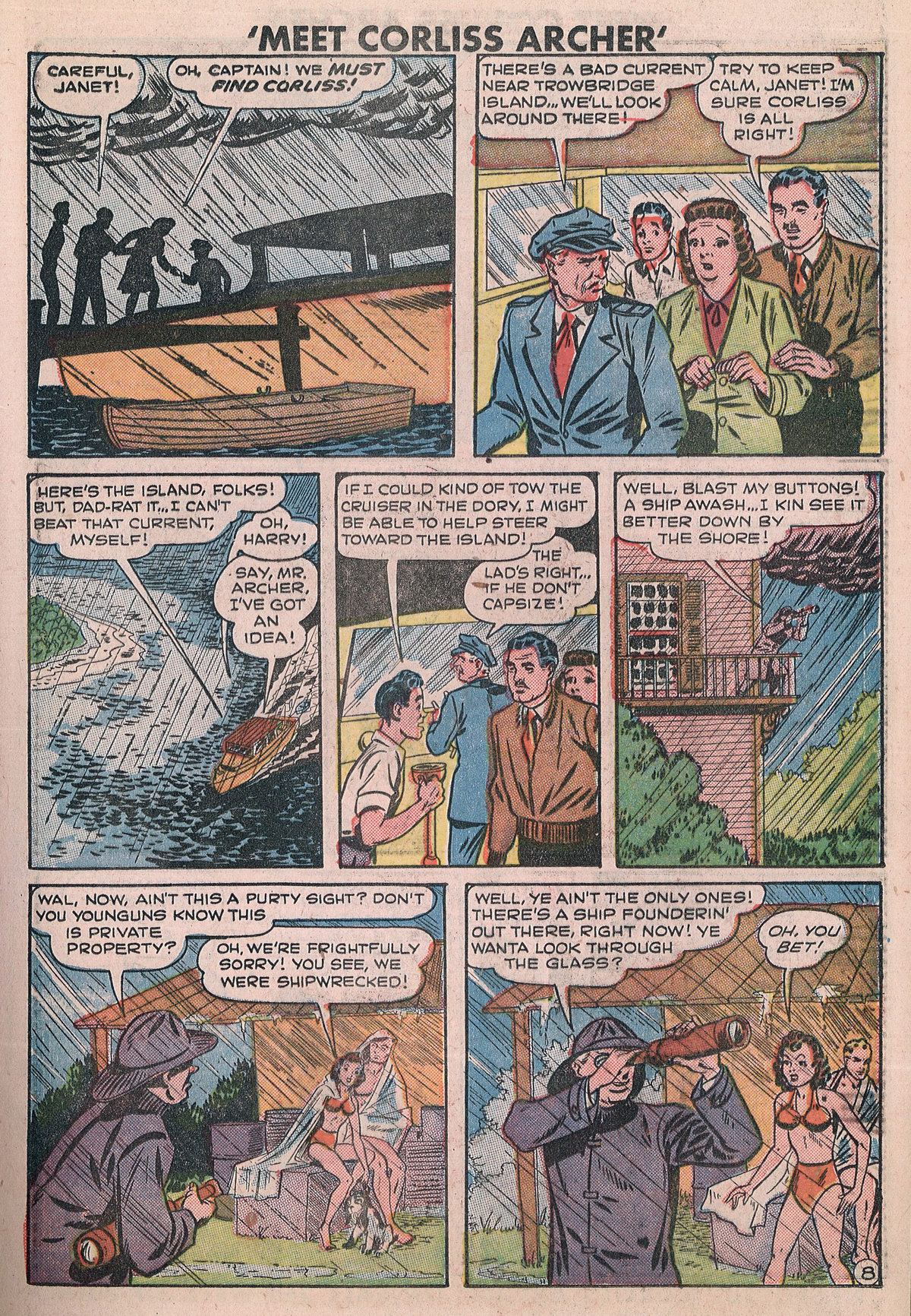 Read online Meet Corliss Archer comic -  Issue #3 - 9