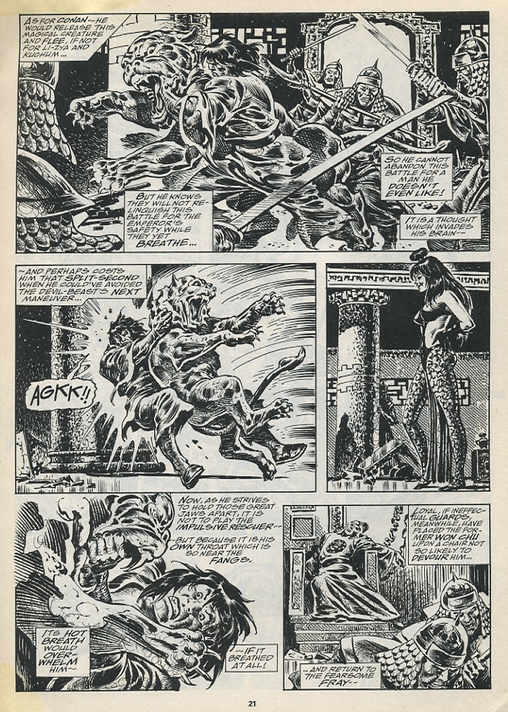 Read online The Savage Sword Of Conan comic -  Issue #194 - 23