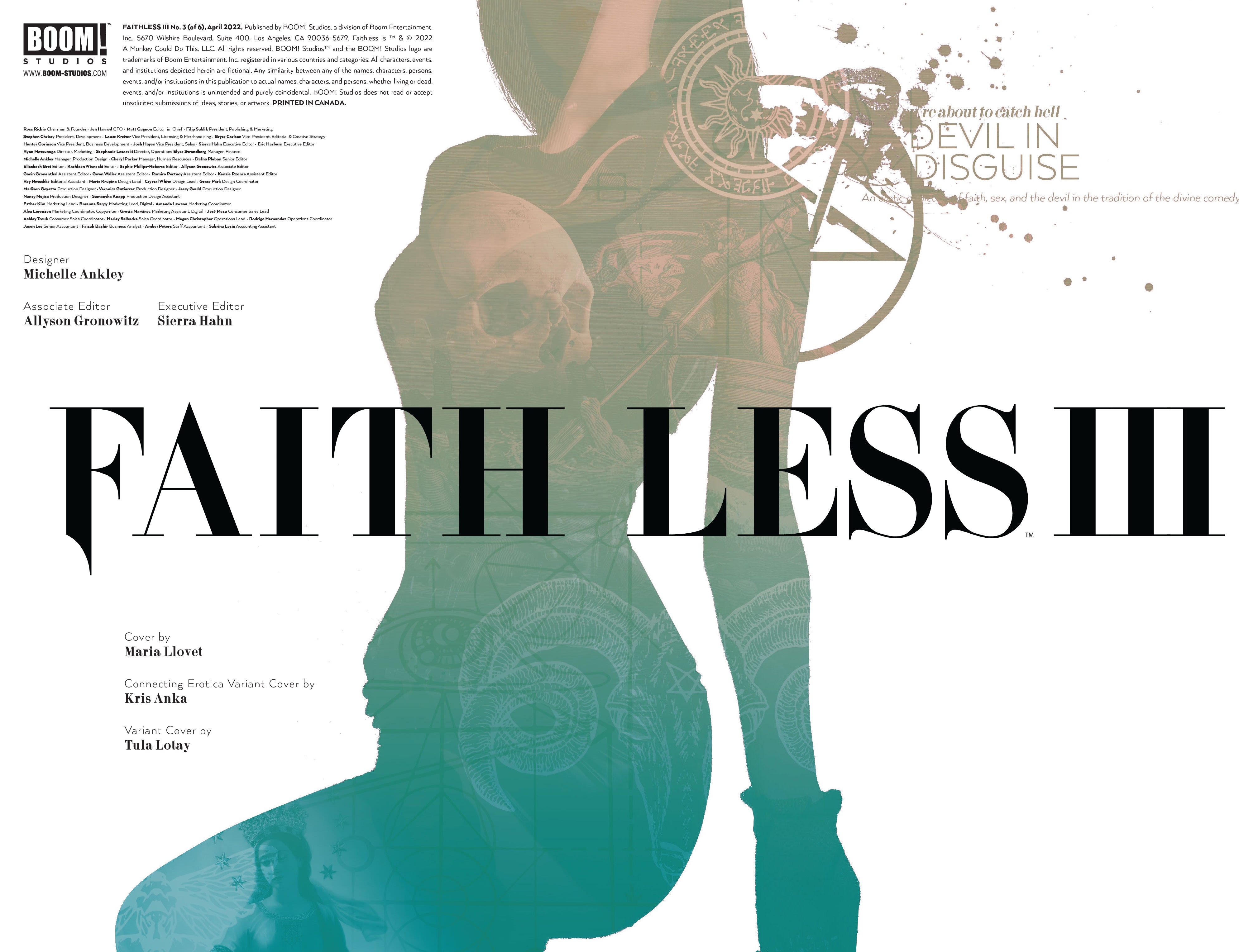Read online Faithless III comic -  Issue #3 - 2