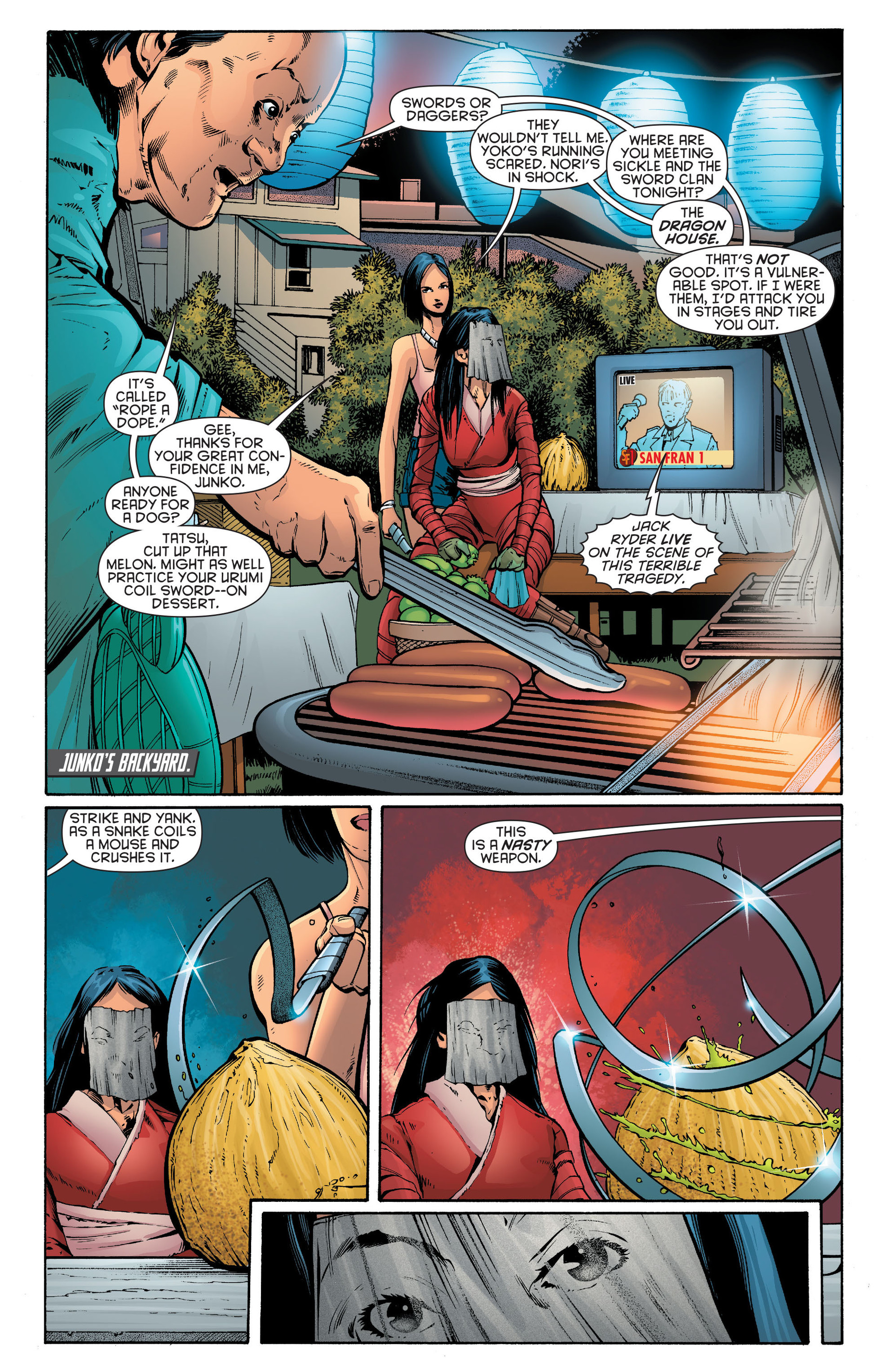 Read online Katana comic -  Issue #7 - 8