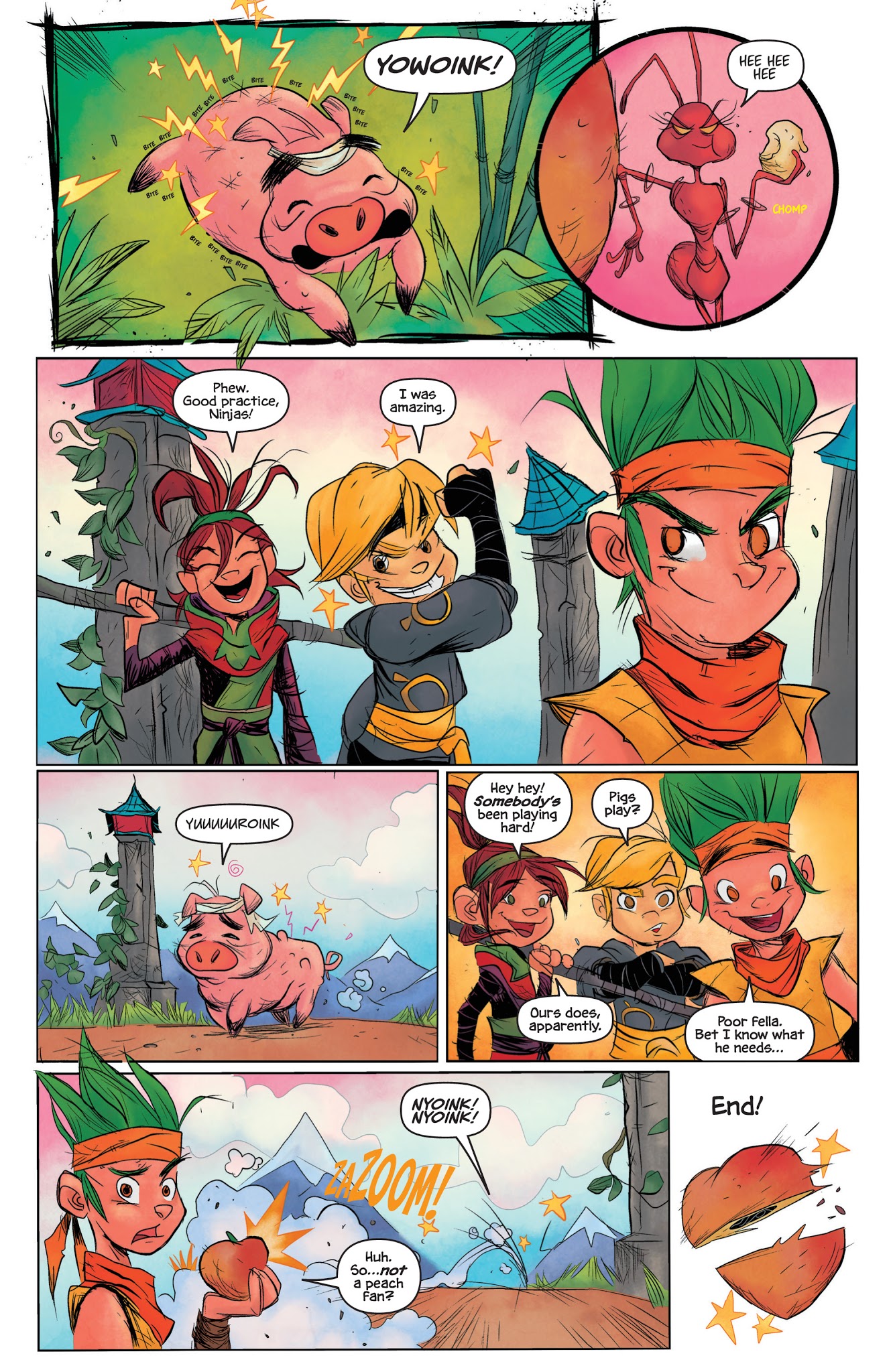 Read online Fruit Ninja comic -  Issue #1 - 9