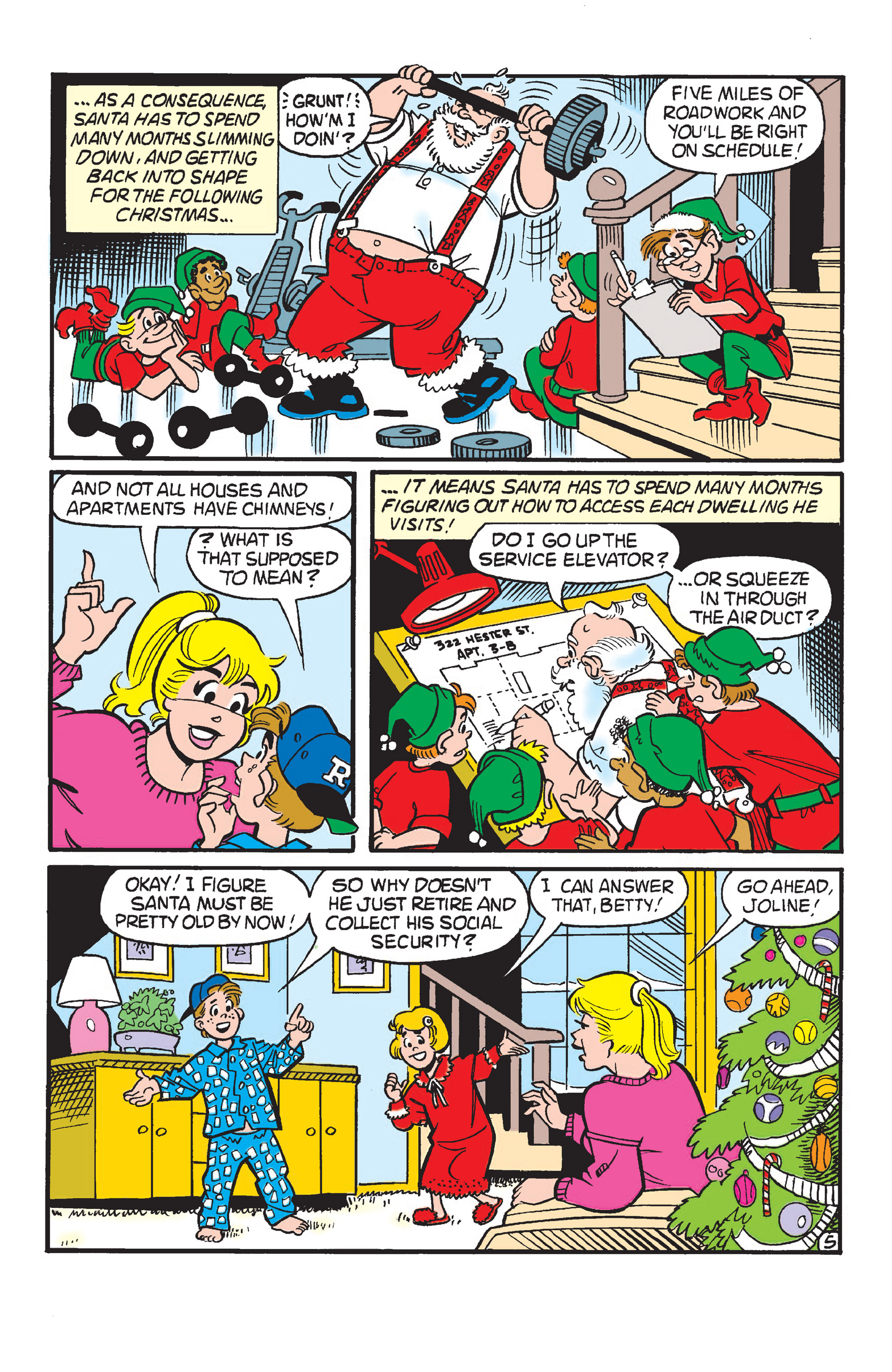 Read online Archie Meets Santa comic -  Issue # TPB - 74
