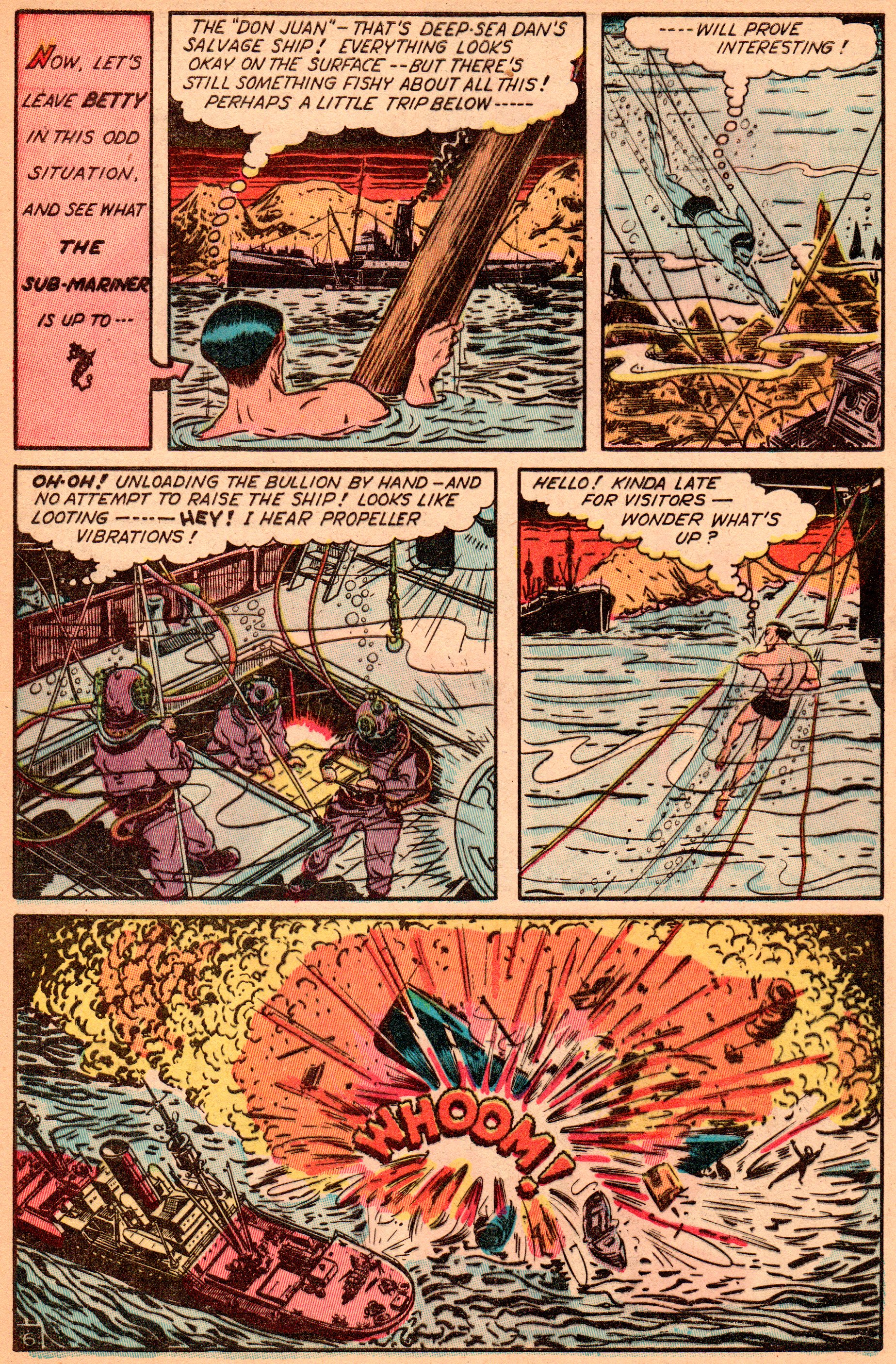 Read online Sub-Mariner Comics comic -  Issue #23 - 8