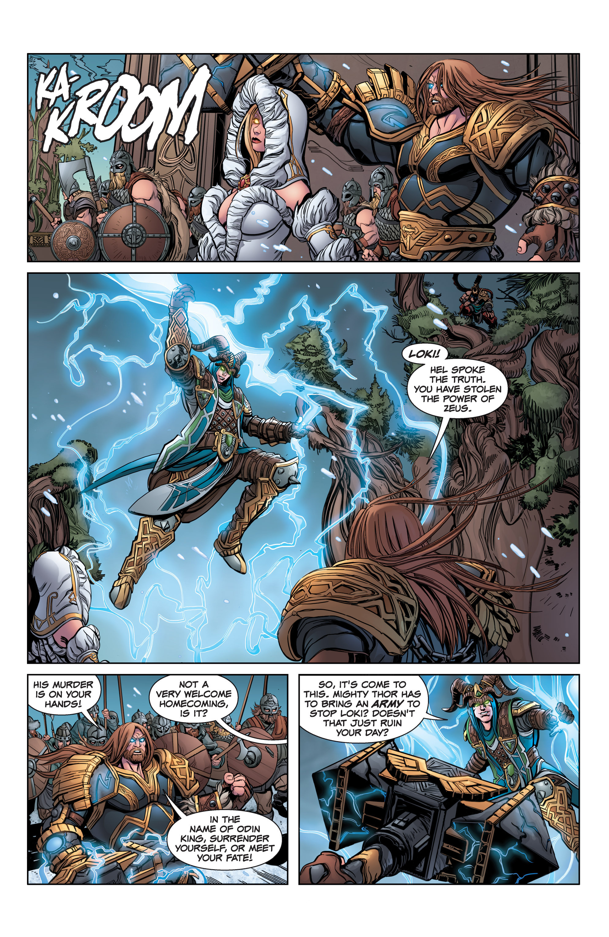 Read online SMITE: The Pantheon War comic -  Issue #3 - 9