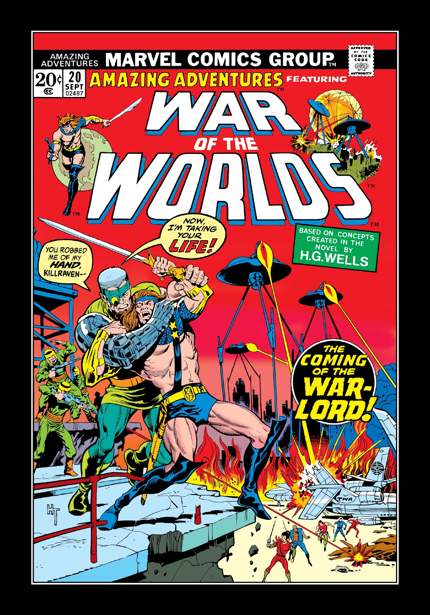 Read online Marvel Masterworks: Killraven comic -  Issue # TPB 1 (Part 1) - 54