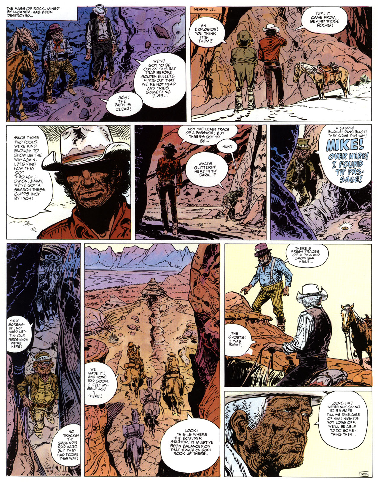Read online Epic Graphic Novel: Marshal Blueberry comic -  Issue # TPB - 70