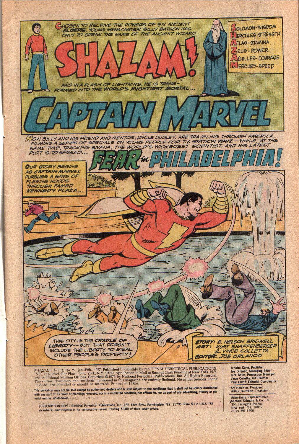 Read online Shazam! (1973) comic -  Issue #27 - 3