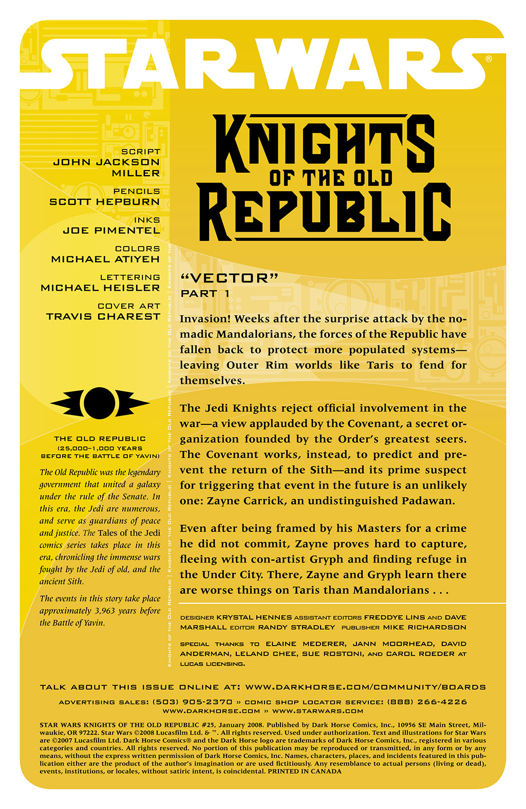 Read online Star Wars: Knights Of The Old Republic comic -  Issue #25 - 2