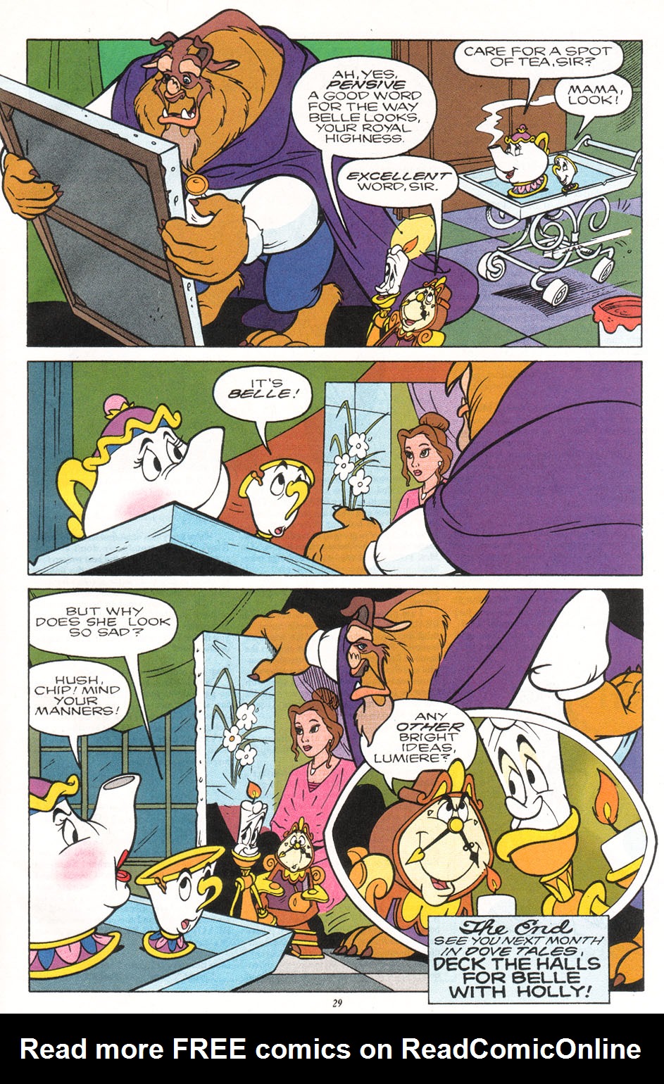 Read online Disney's Beauty and the Beast comic -  Issue #9 - 31