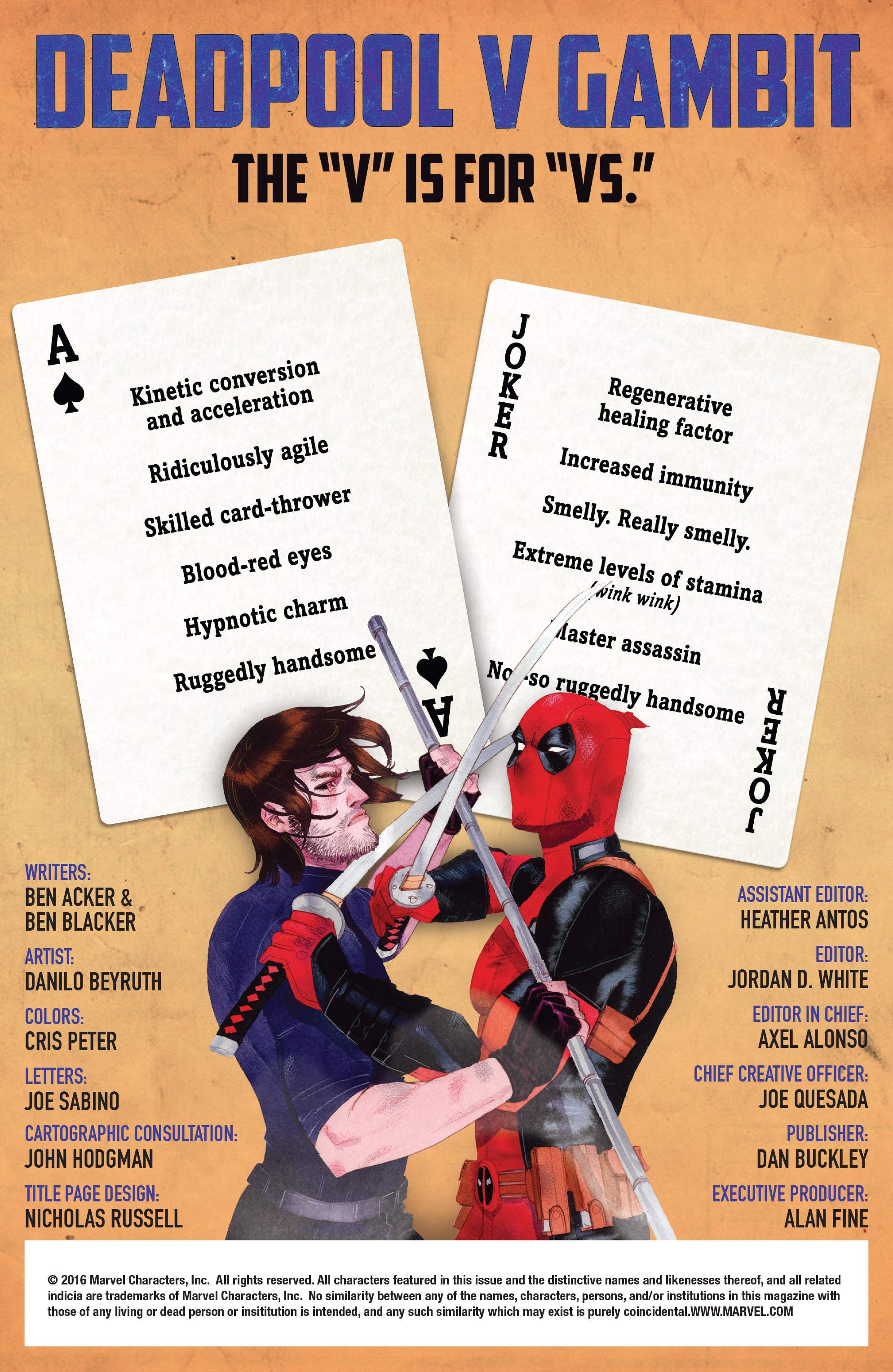 Read online Deadpool V Gambit comic -  Issue #1 - 2