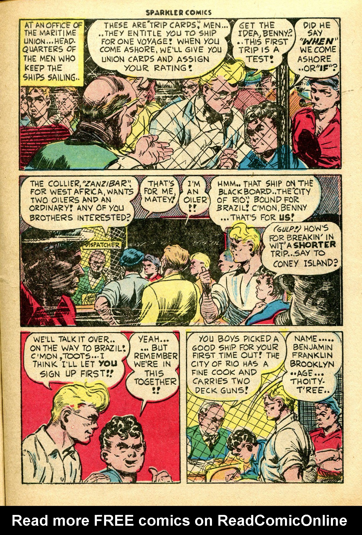 Read online Sparkler Comics comic -  Issue #26 - 11