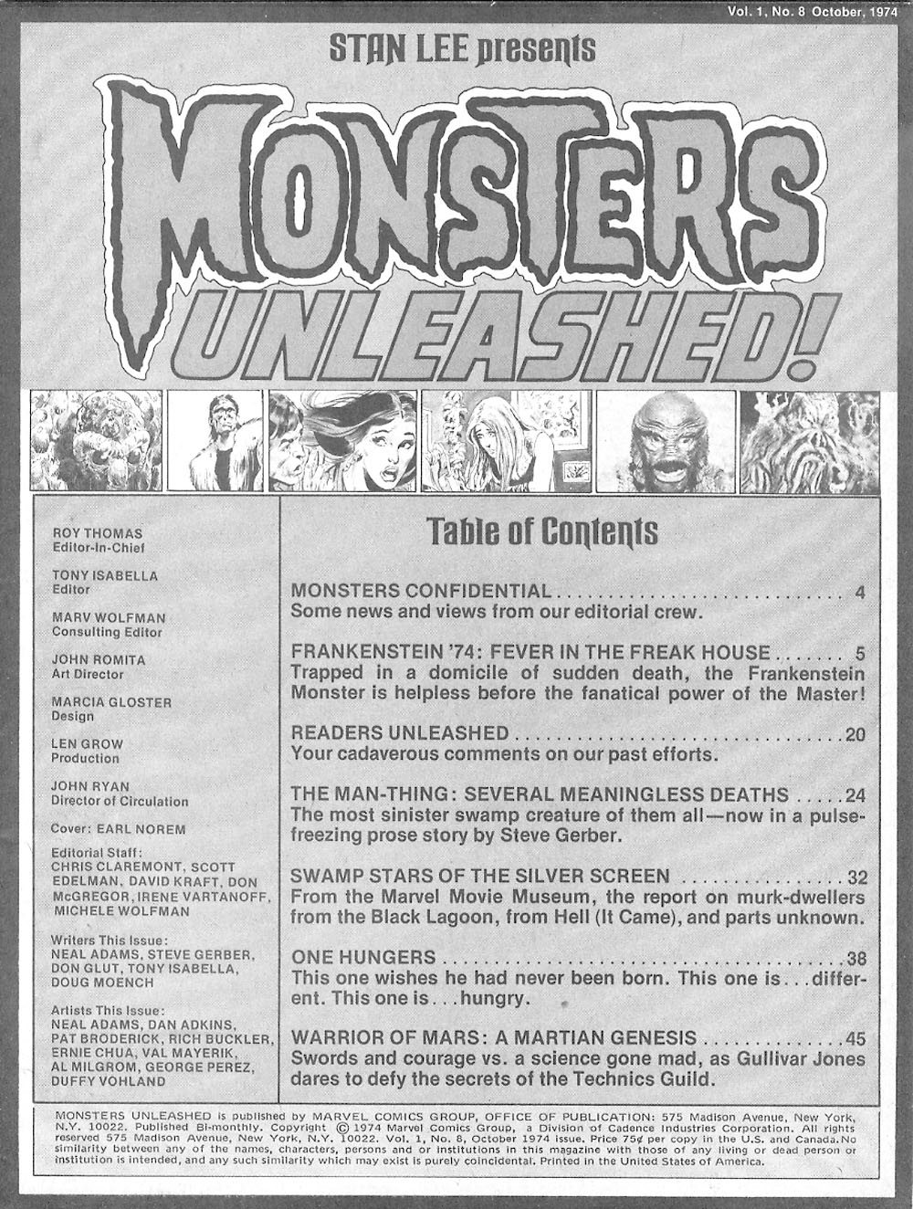Read online Monsters Unleashed (1973) comic -  Issue #8 - 3