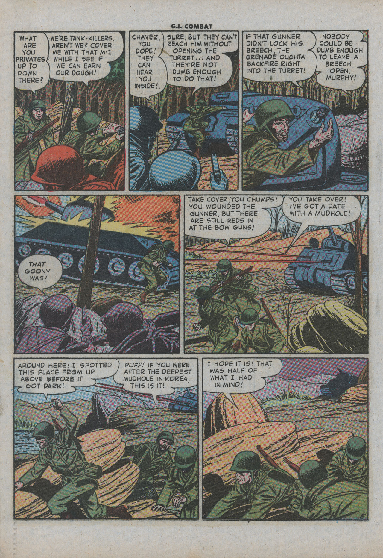 Read online G.I. Combat (1952) comic -  Issue #38 - 17