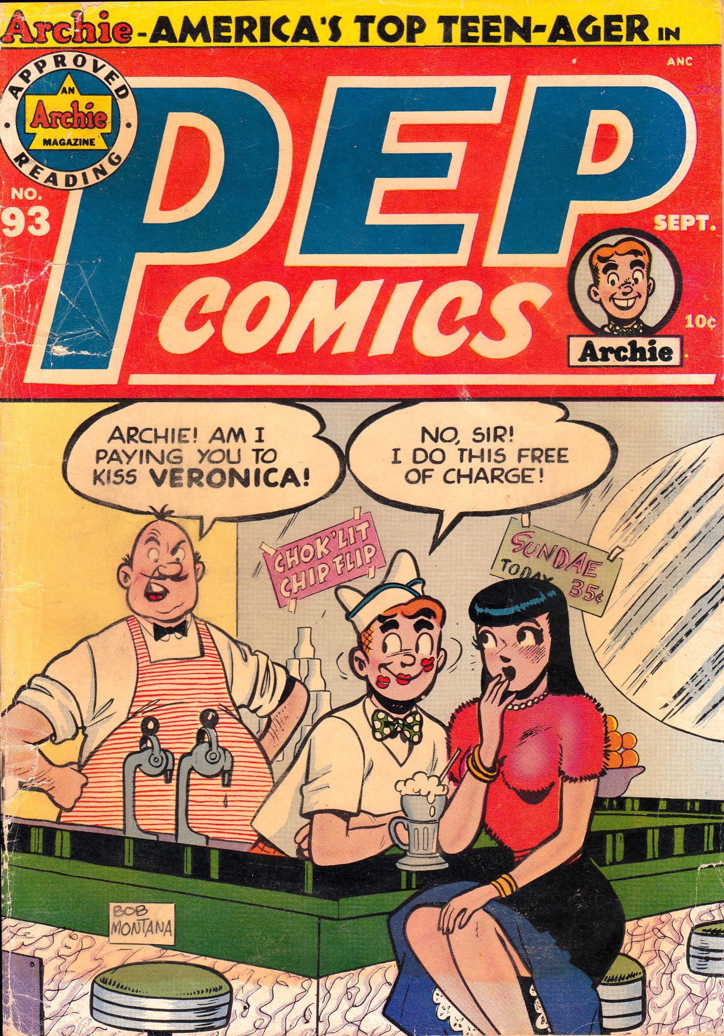 Read online Pep Comics comic -  Issue #93 - 1