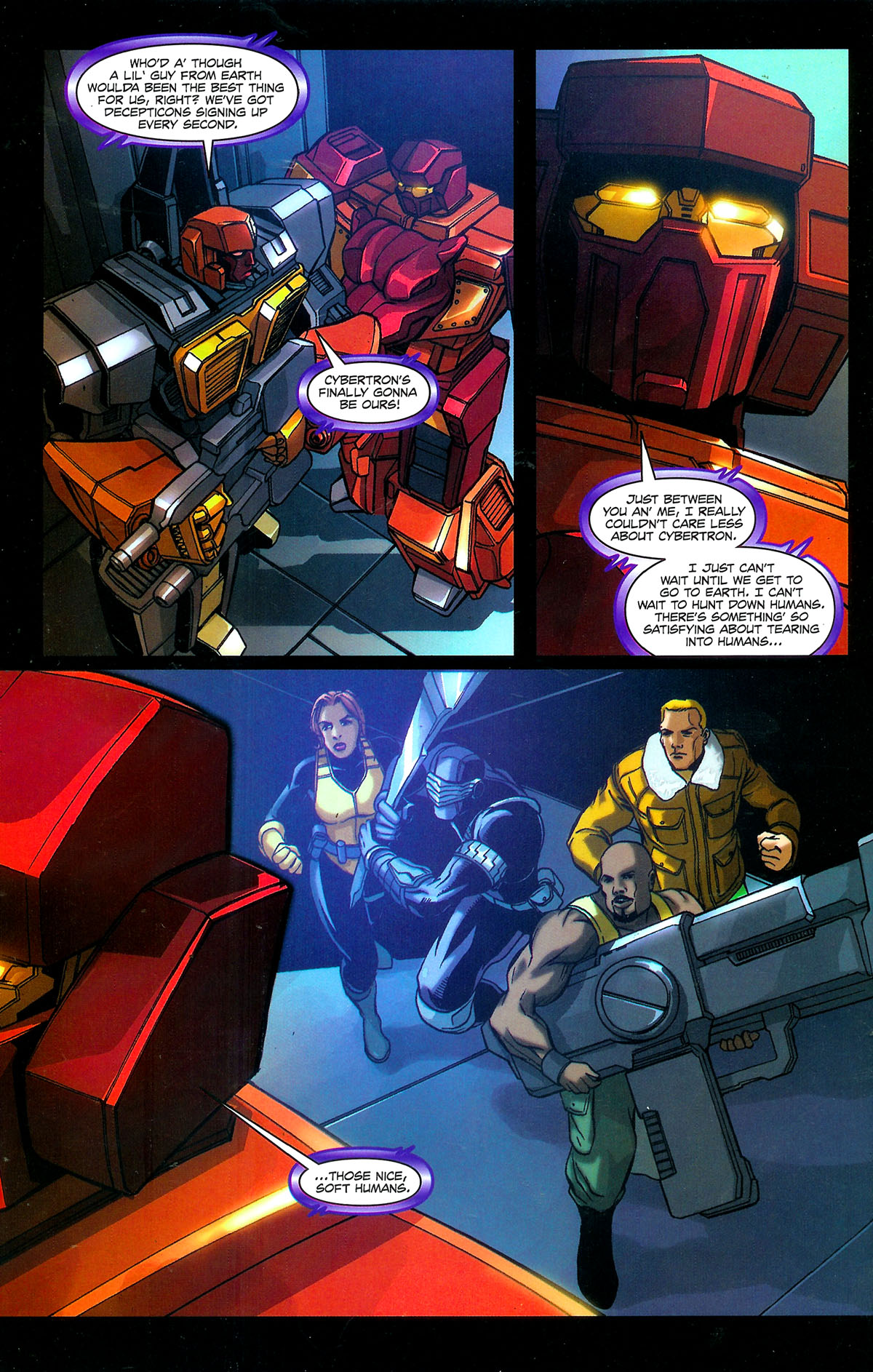 Read online G.I. Joe vs. The Transformers III: The Art of War comic -  Issue #4 - 19