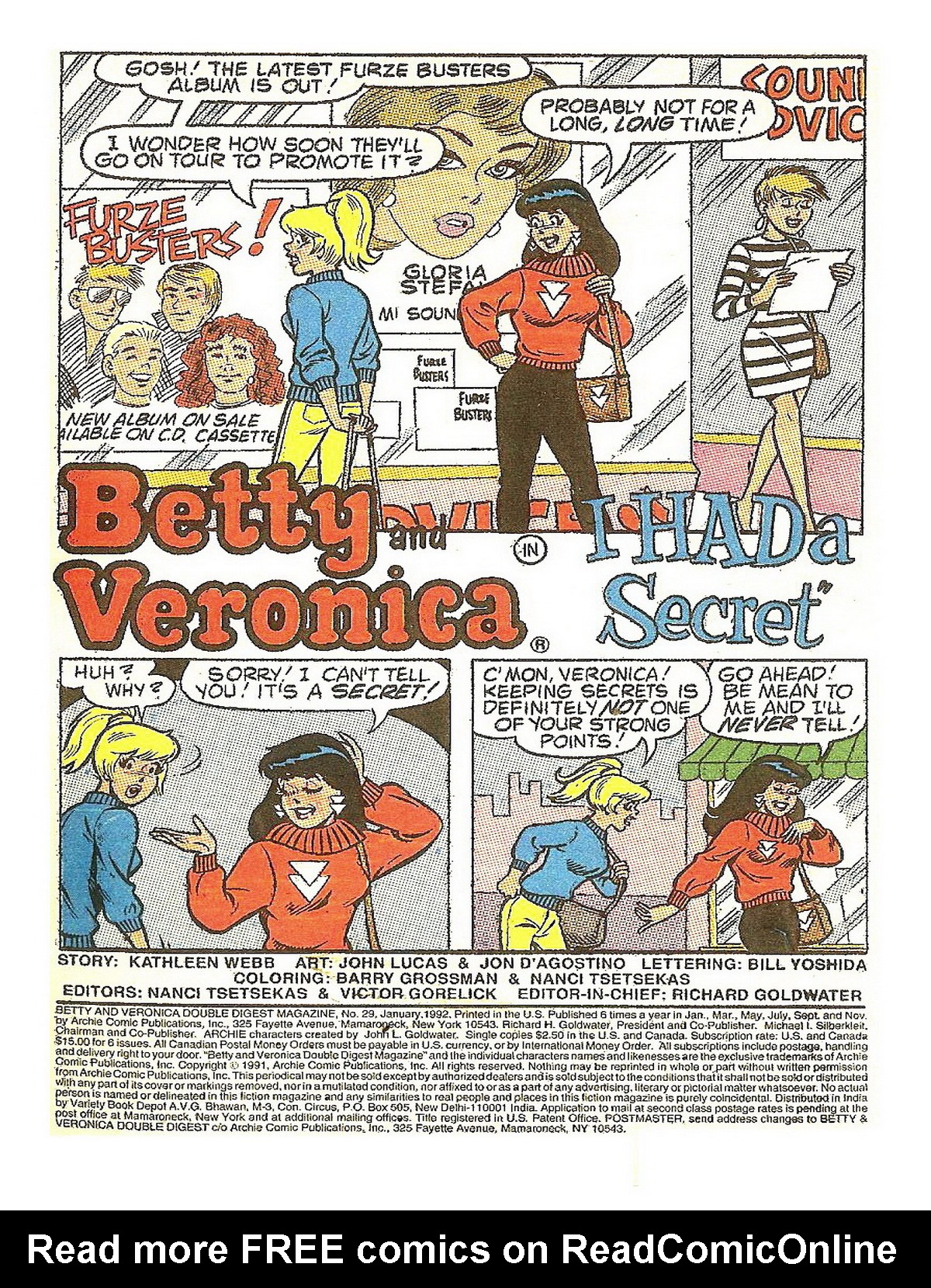 Read online Betty and Veronica Digest Magazine comic -  Issue #29 - 3