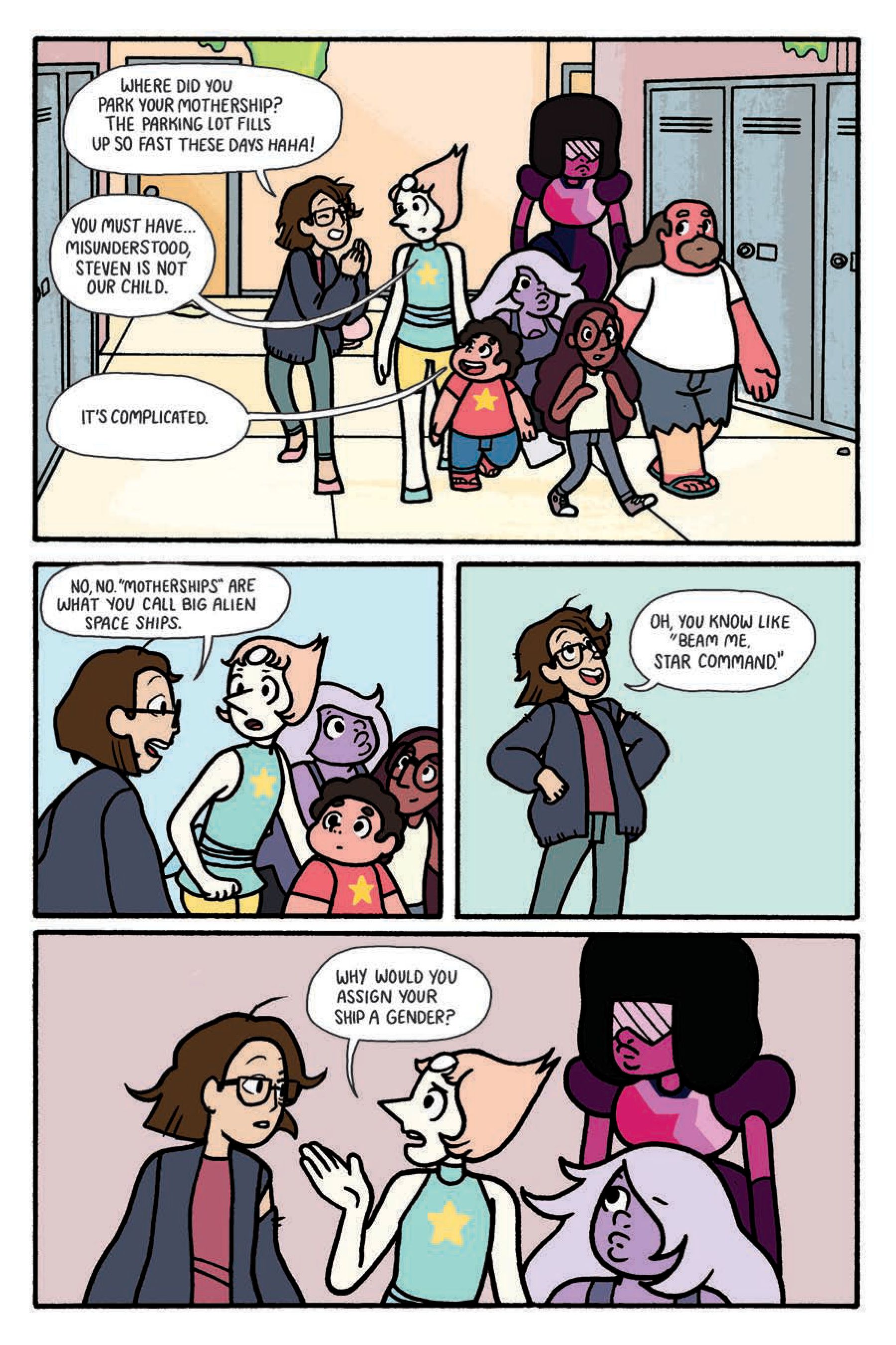 Read online Steven Universe: Too Cool For School comic -  Issue # TPB - 136