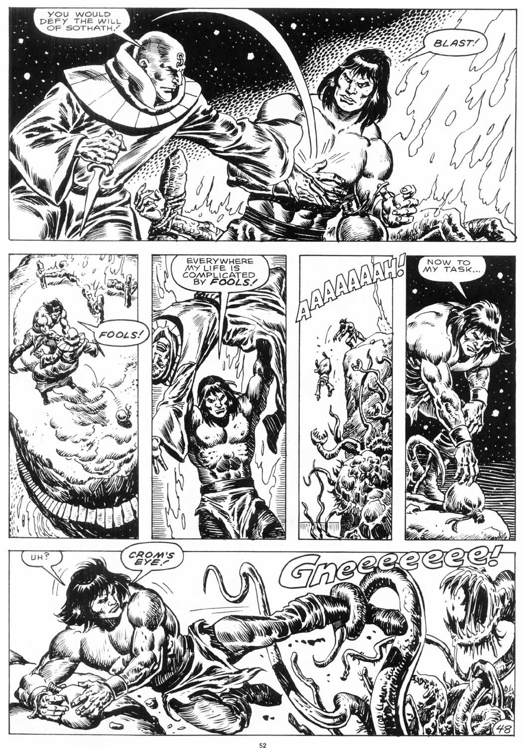 Read online The Savage Sword Of Conan comic -  Issue #152 - 53