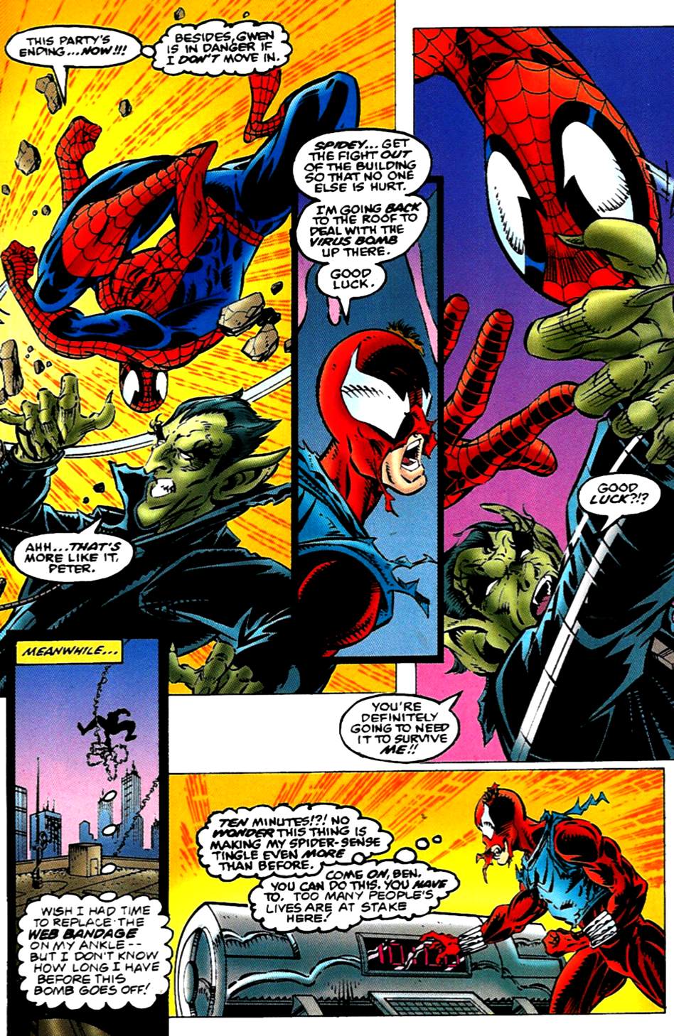 Read online Spider-Man: Maximum Clonage comic -  Issue # Issue Omega - 25