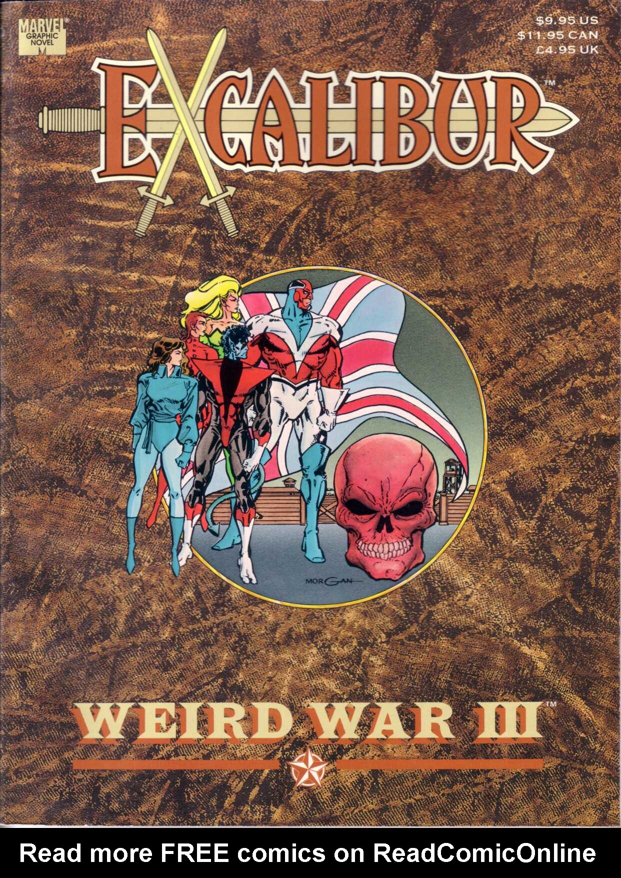 Read online Marvel Graphic Novel comic -  Issue #66 - Excalibur - Weird War III - 1