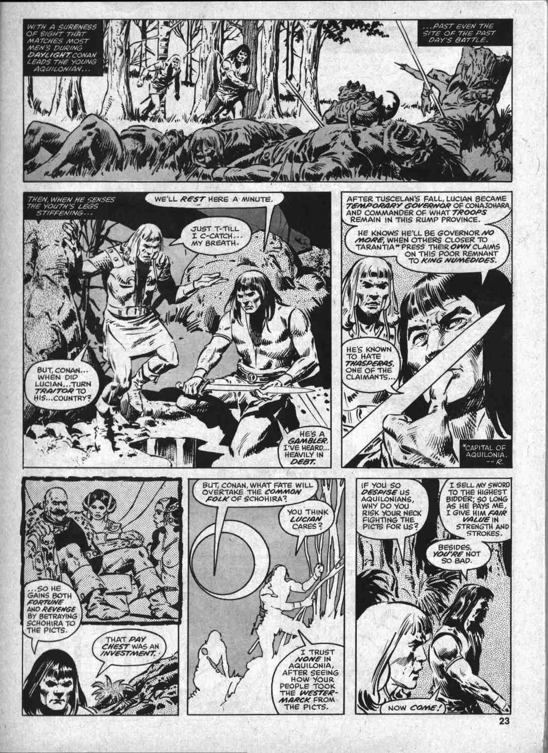 Read online The Savage Sword Of Conan comic -  Issue #46 - 22