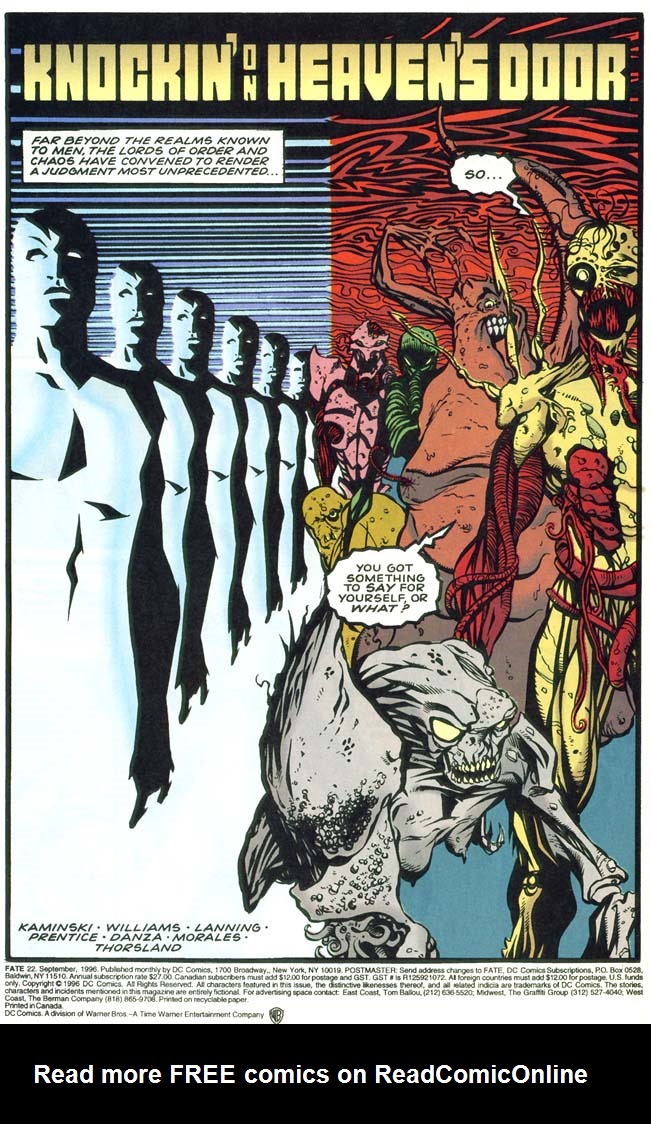 Read online Fate comic -  Issue #22 - 2