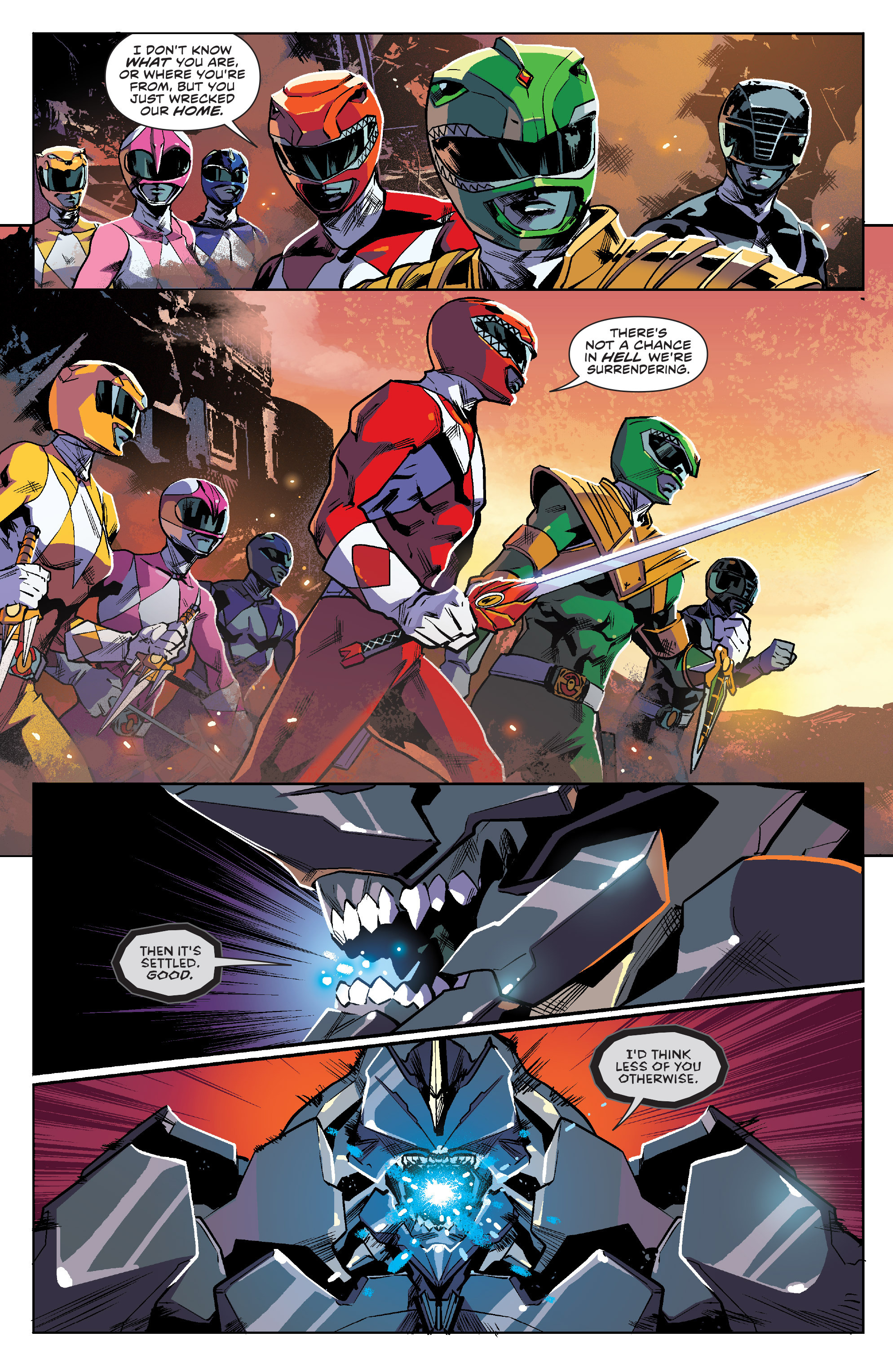 Read online Mighty Morphin Power Rangers comic -  Issue #6 - 6
