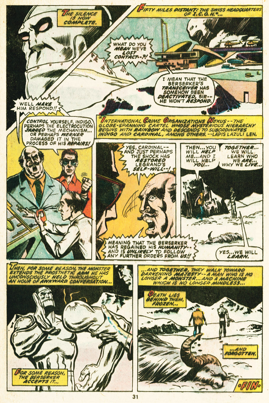 Read online Frankenstein (1973) comic -  Issue #17 - 19