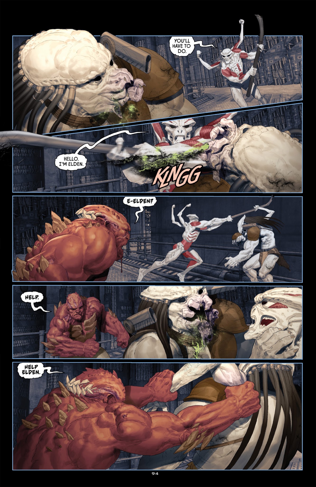 Read online Alien vs. Predator: Fire and Stone comic -  Issue # _TPB - 96