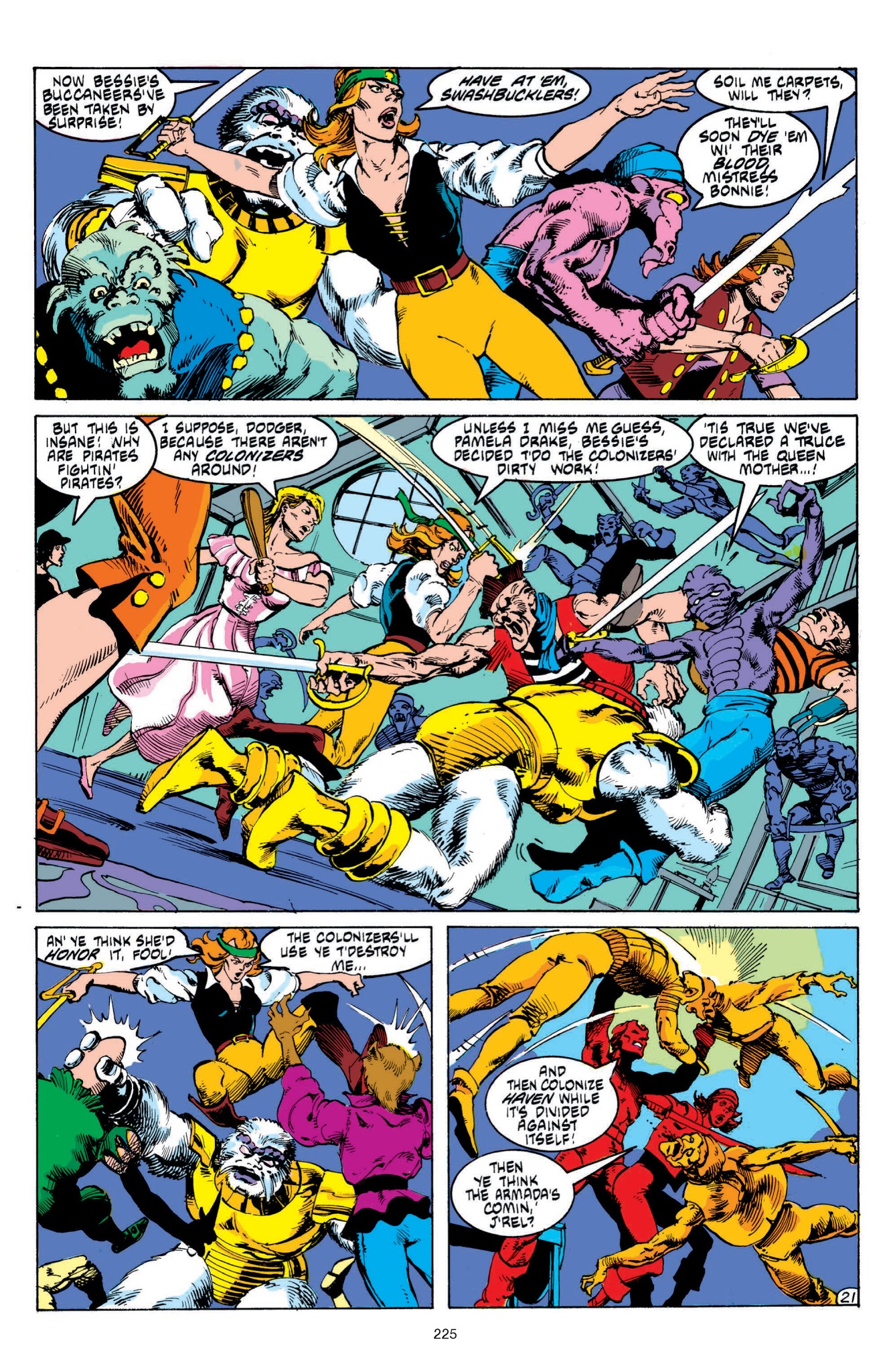 Read online Swords of the Swashbucklers comic -  Issue # TPB - 213