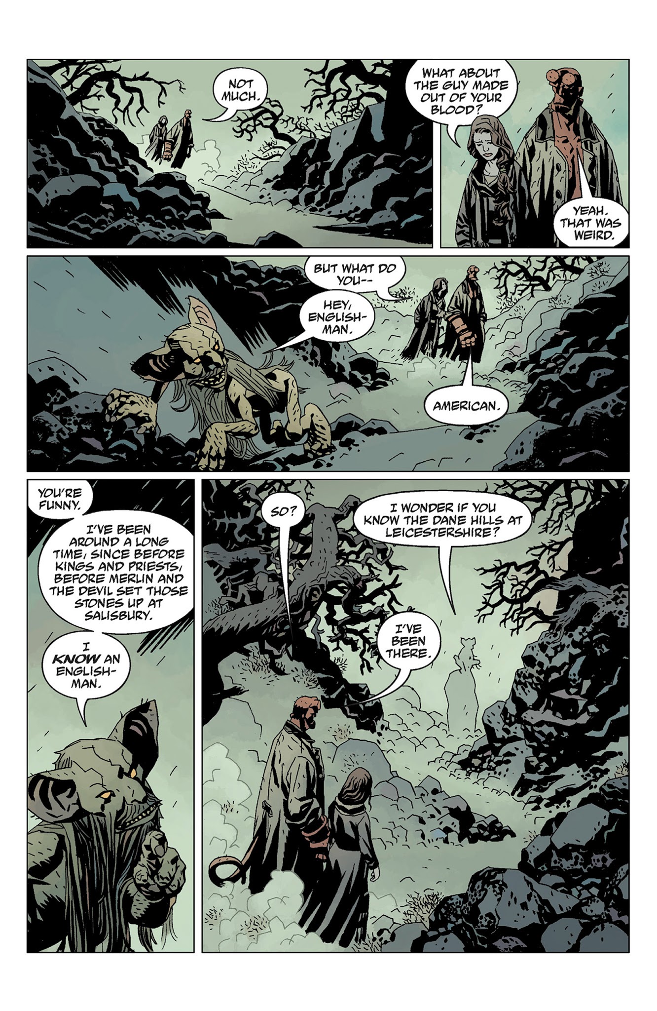 Read online Hellboy: The Wild Hunt comic -  Issue # TPB - 83