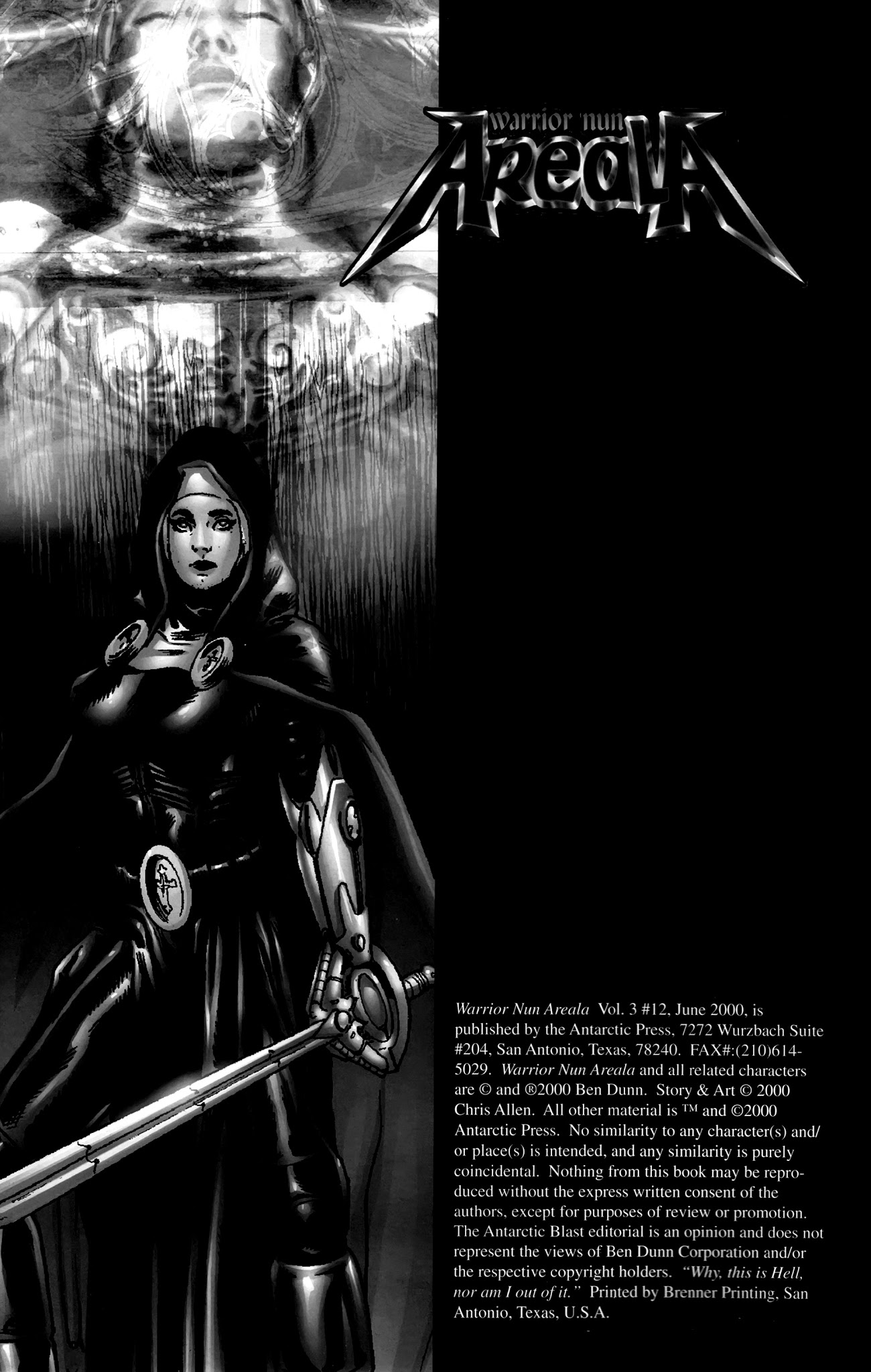 Read online Warrior Nun Areala (1999) comic -  Issue #12 - 2