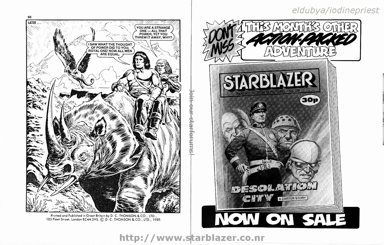 Read online Starblazer comic -  Issue #238 - 35