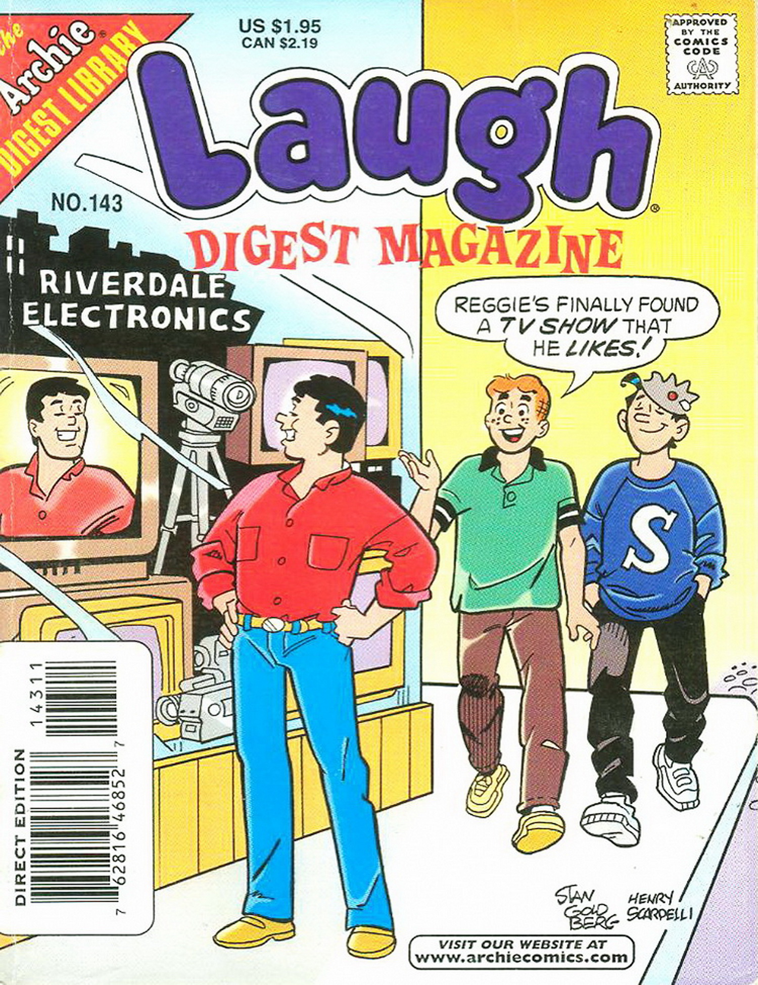 Read online Laugh Comics Digest comic -  Issue #143 - 1