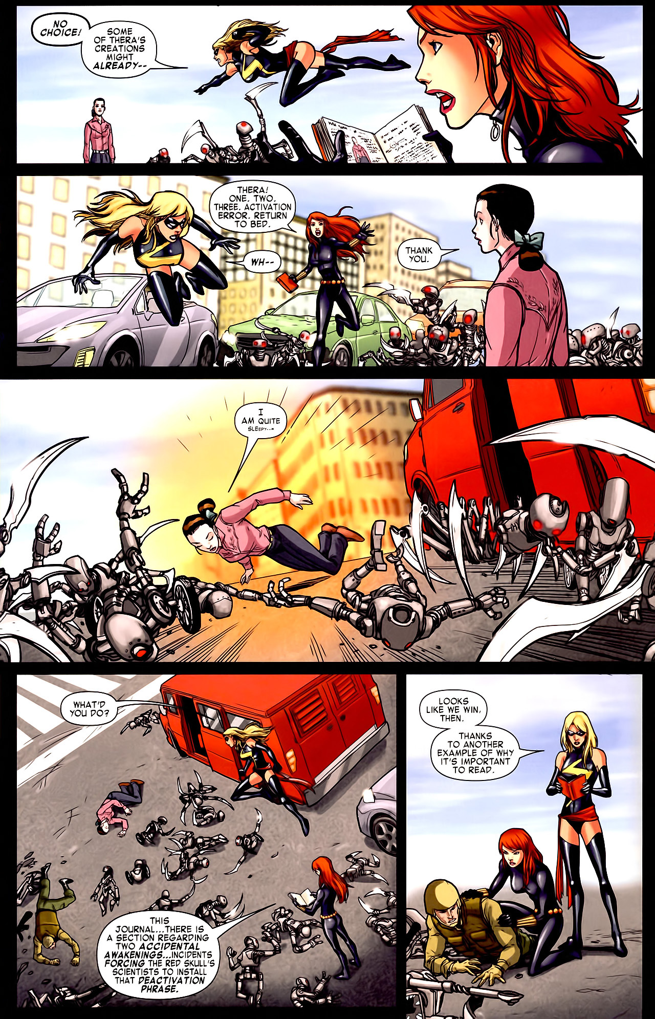 Read online Black Widow & The Marvel Girls comic -  Issue #3 - 23
