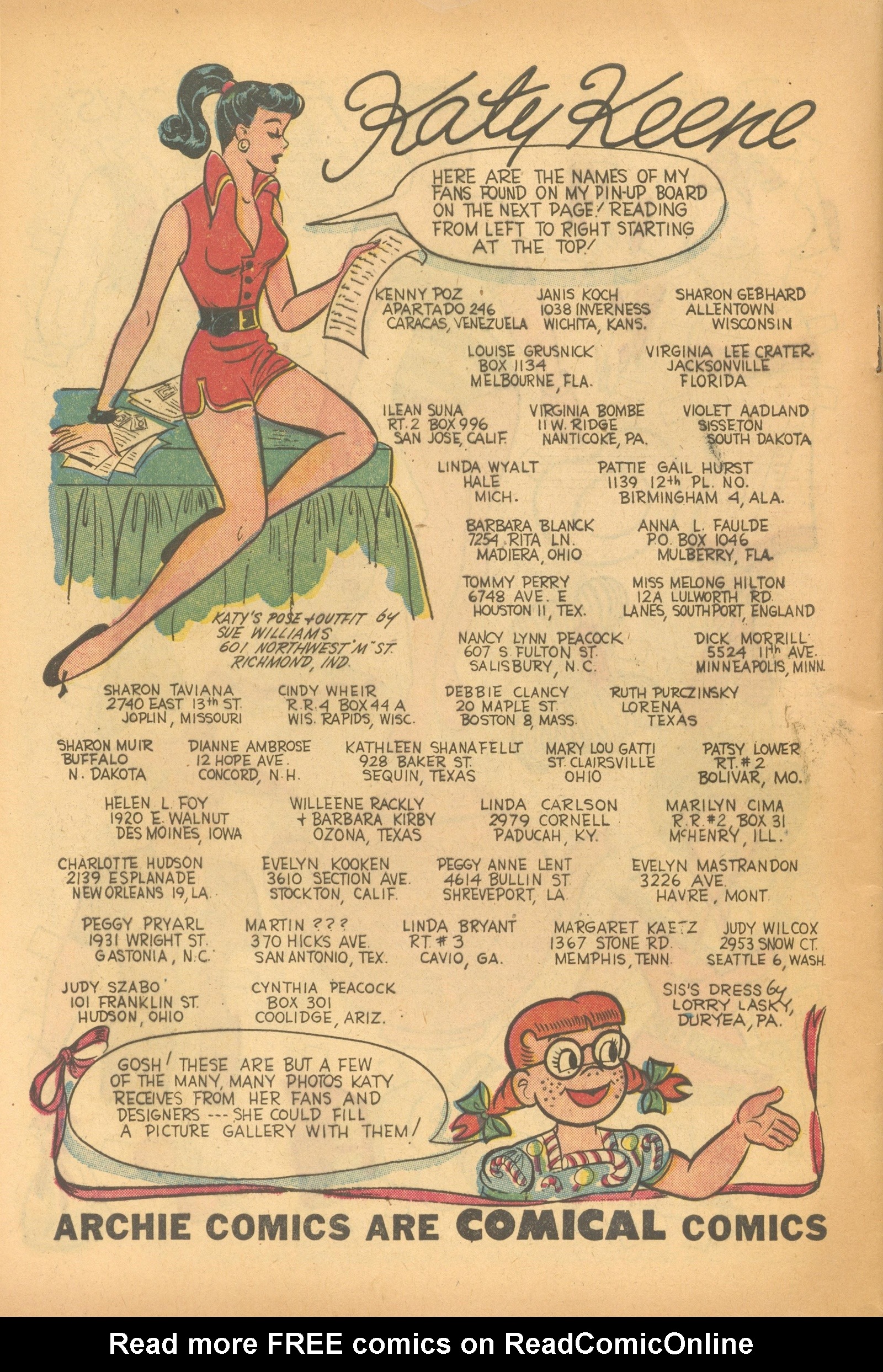 Read online Katy Keene Fashion Book comic -  Issue #16 - 34